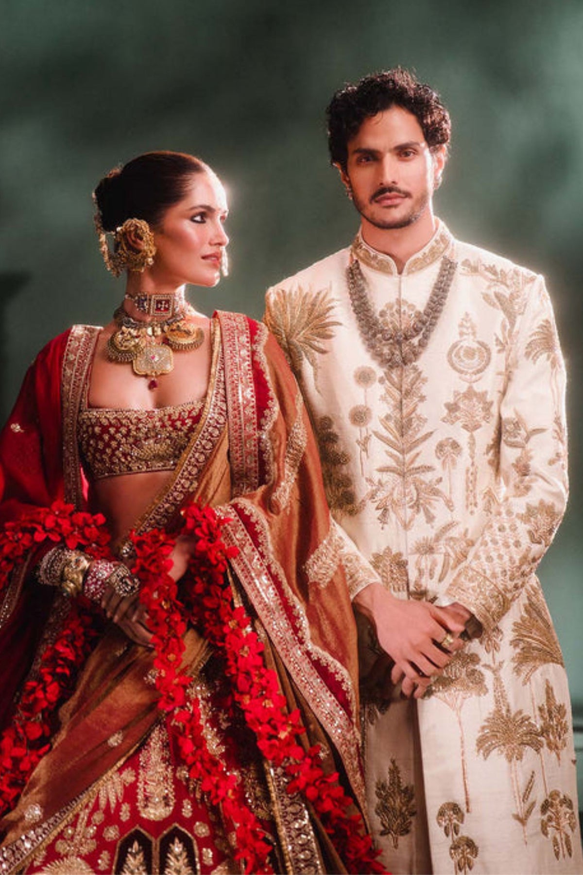 The Anarbagh Veil Lehenga Set
