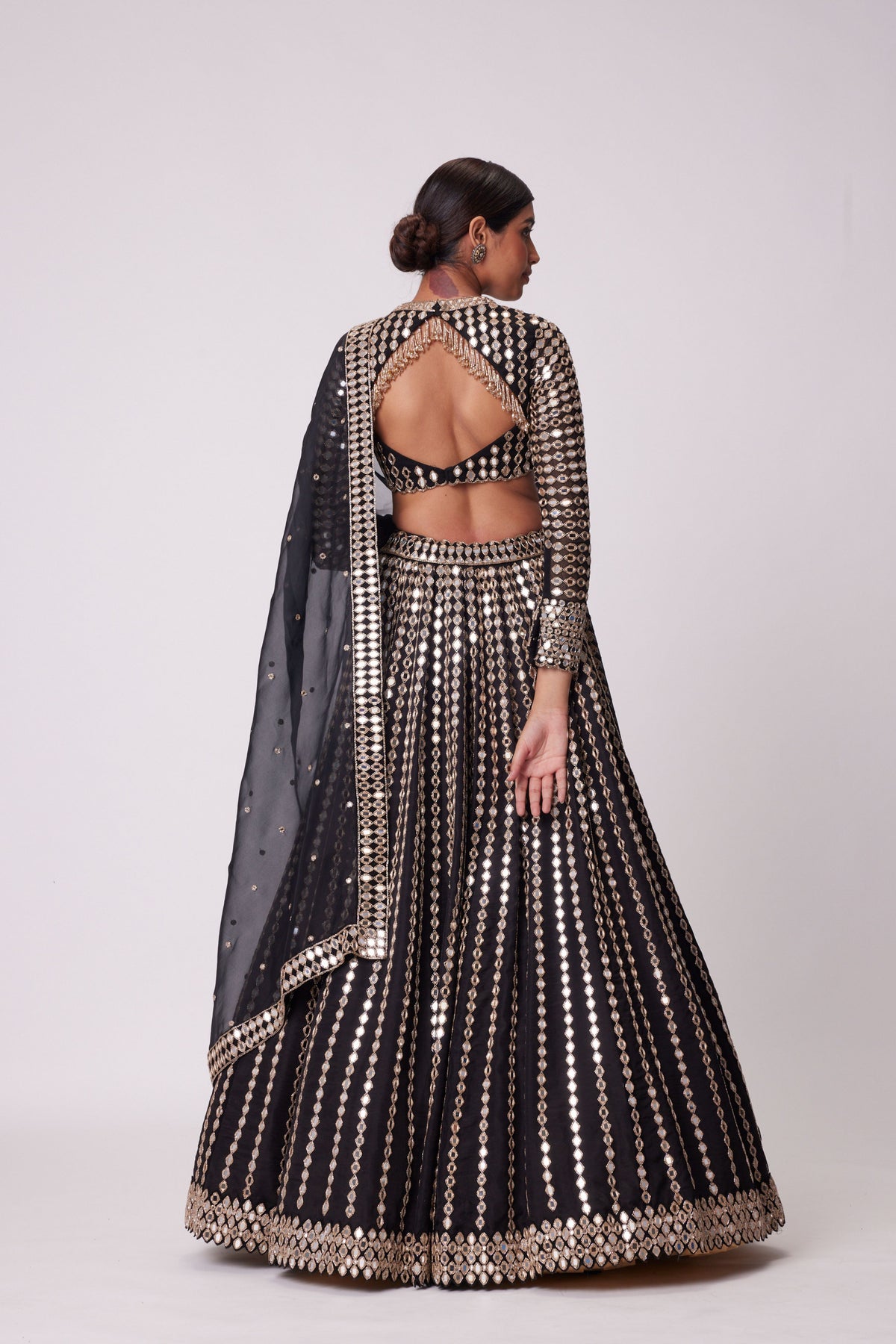 Black Lehenga Set