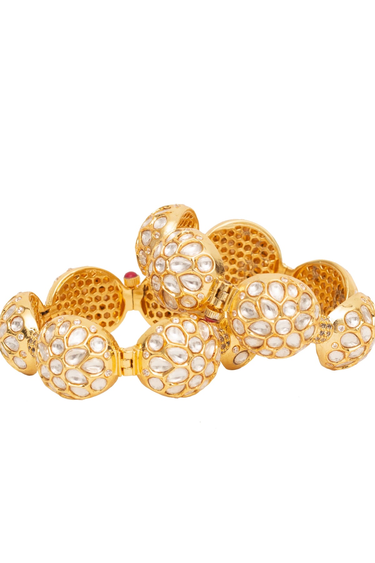 Kundan Polki Pair of Bangles