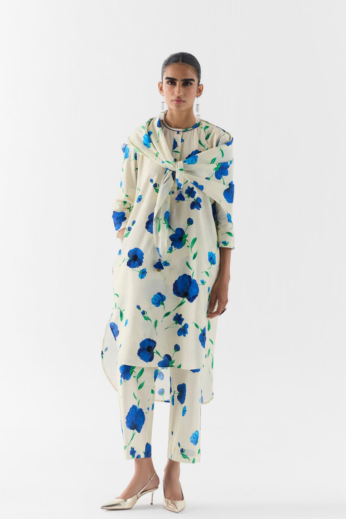 Moss Rose Tunic Set