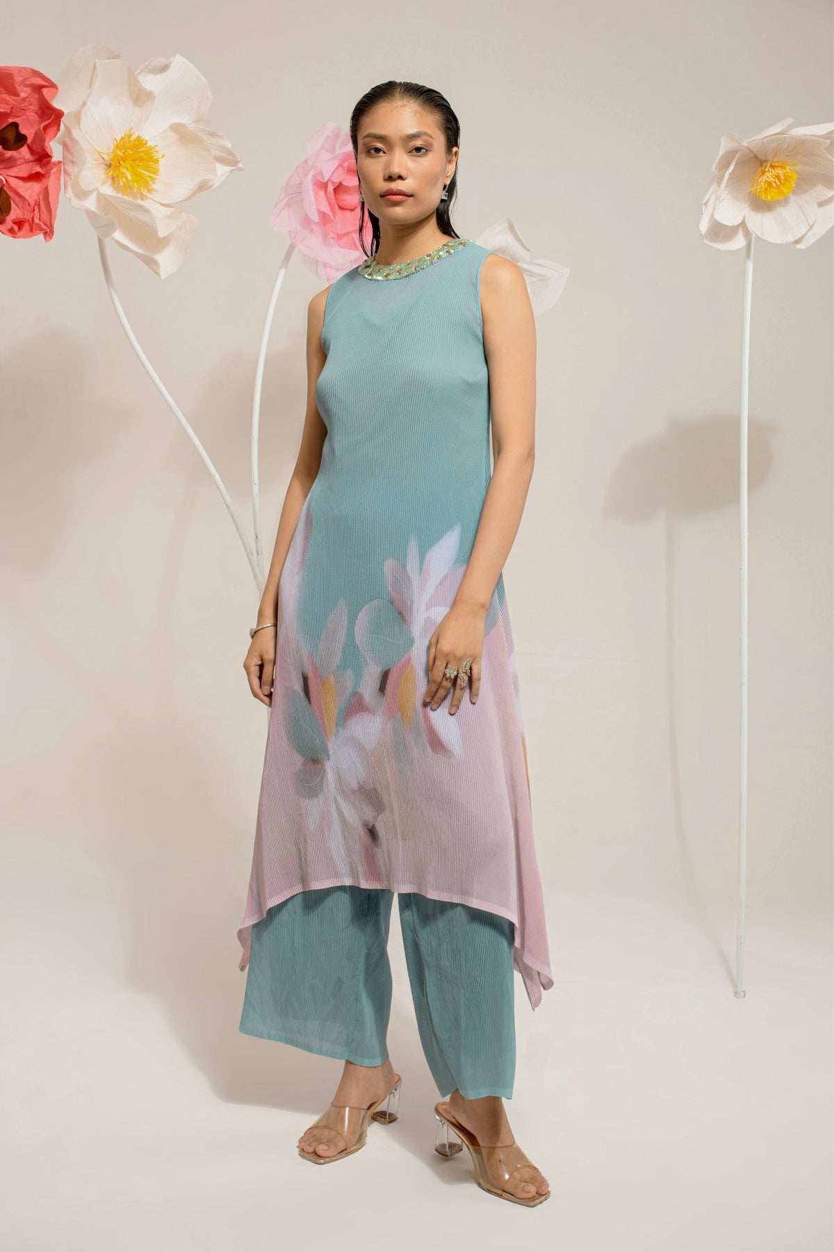 Sky Blue Tunic set