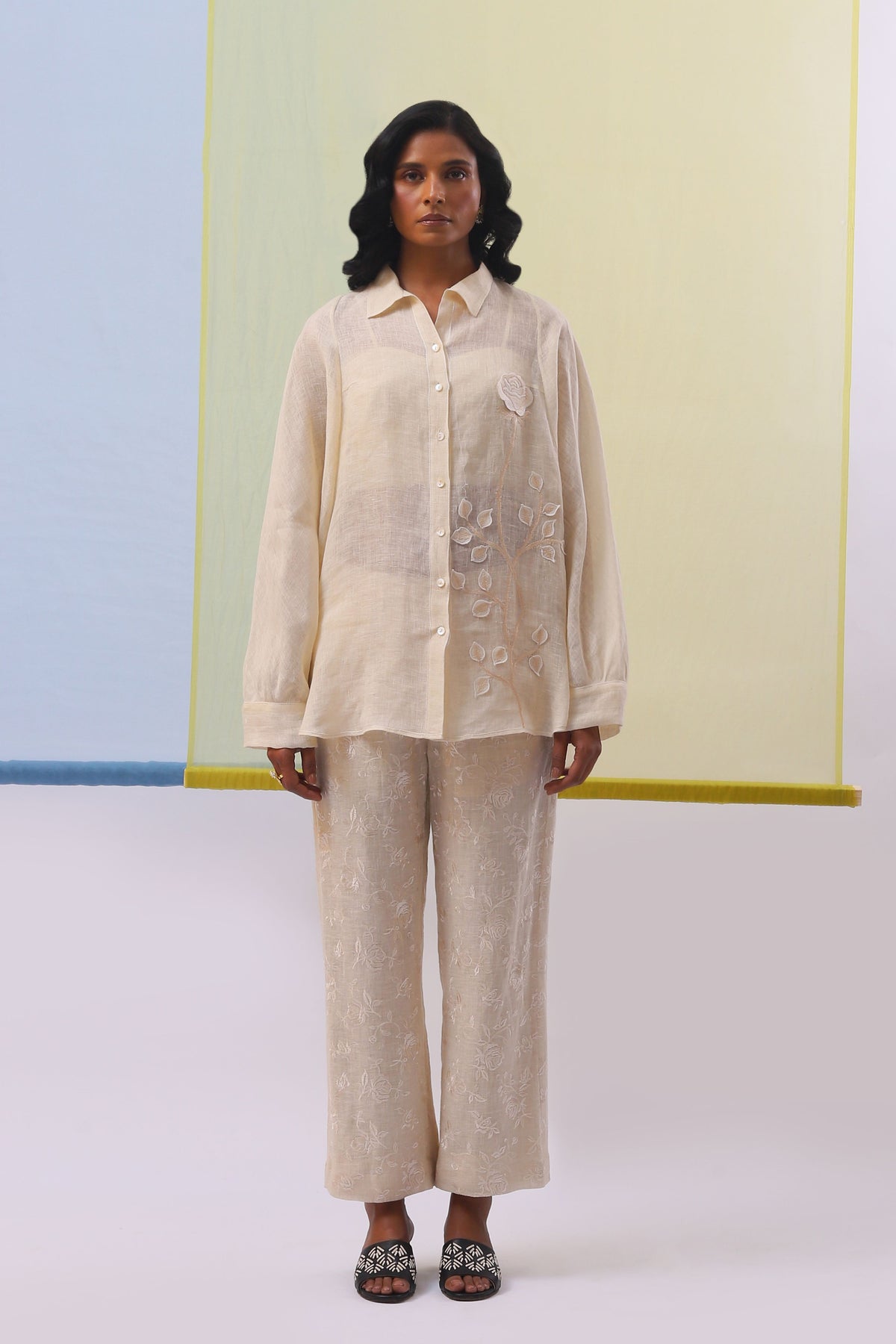 Beige Fana Co-ordinate Set