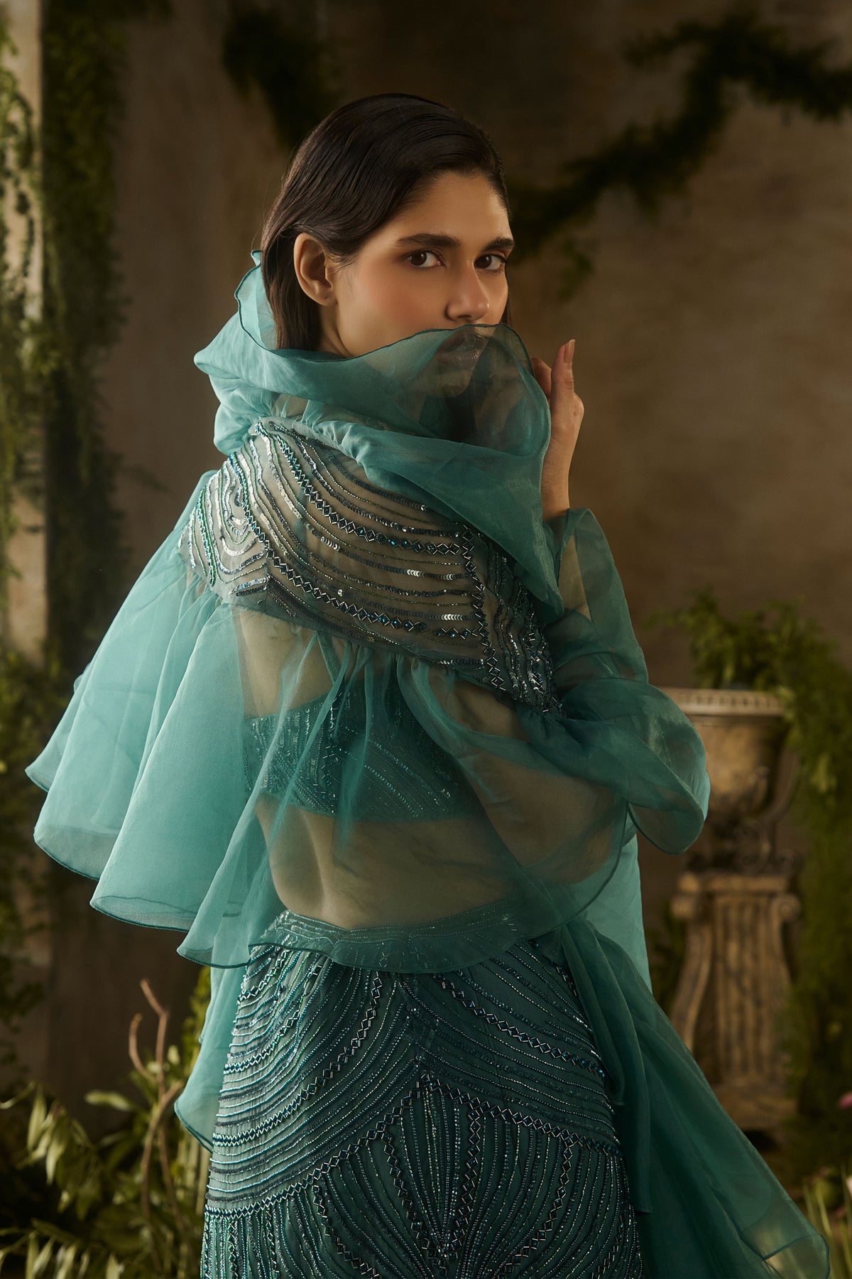 Verdant Charm Lehenga Set