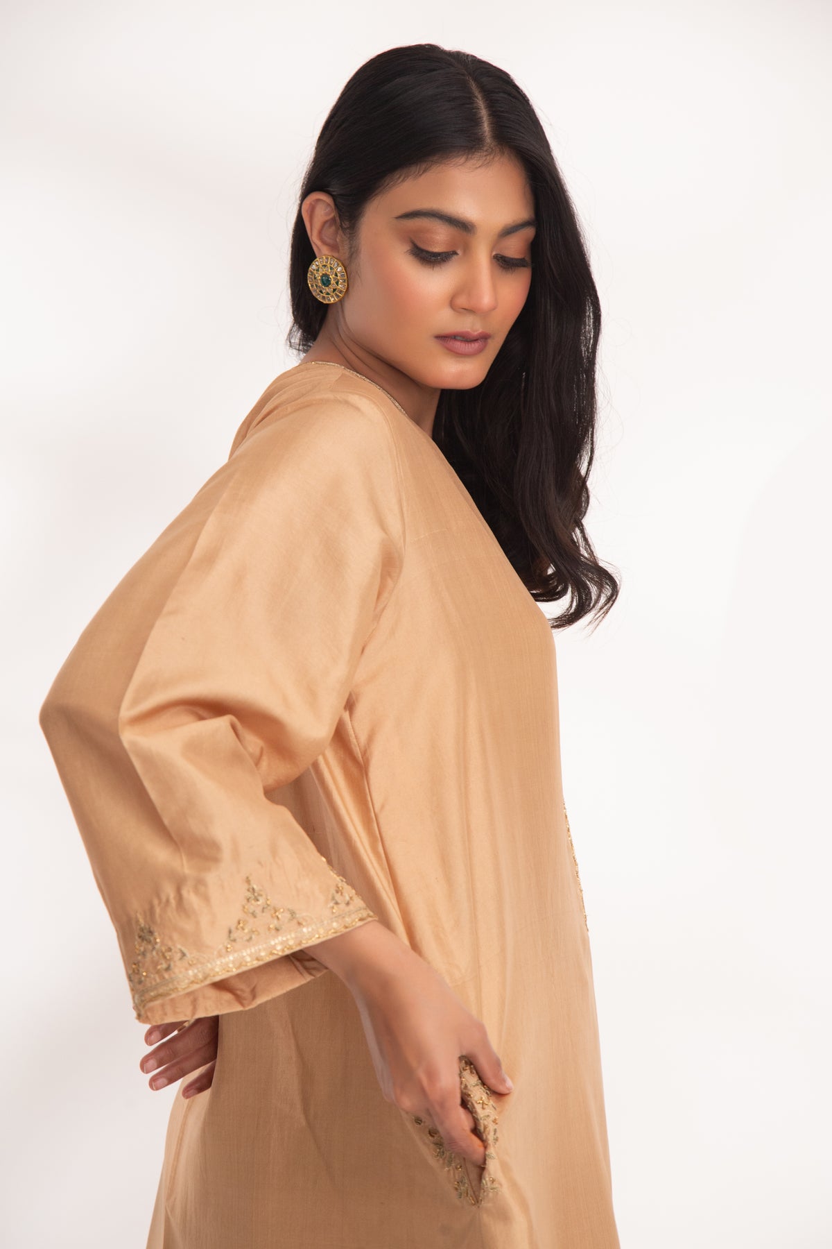Beige Satya Kurta Set