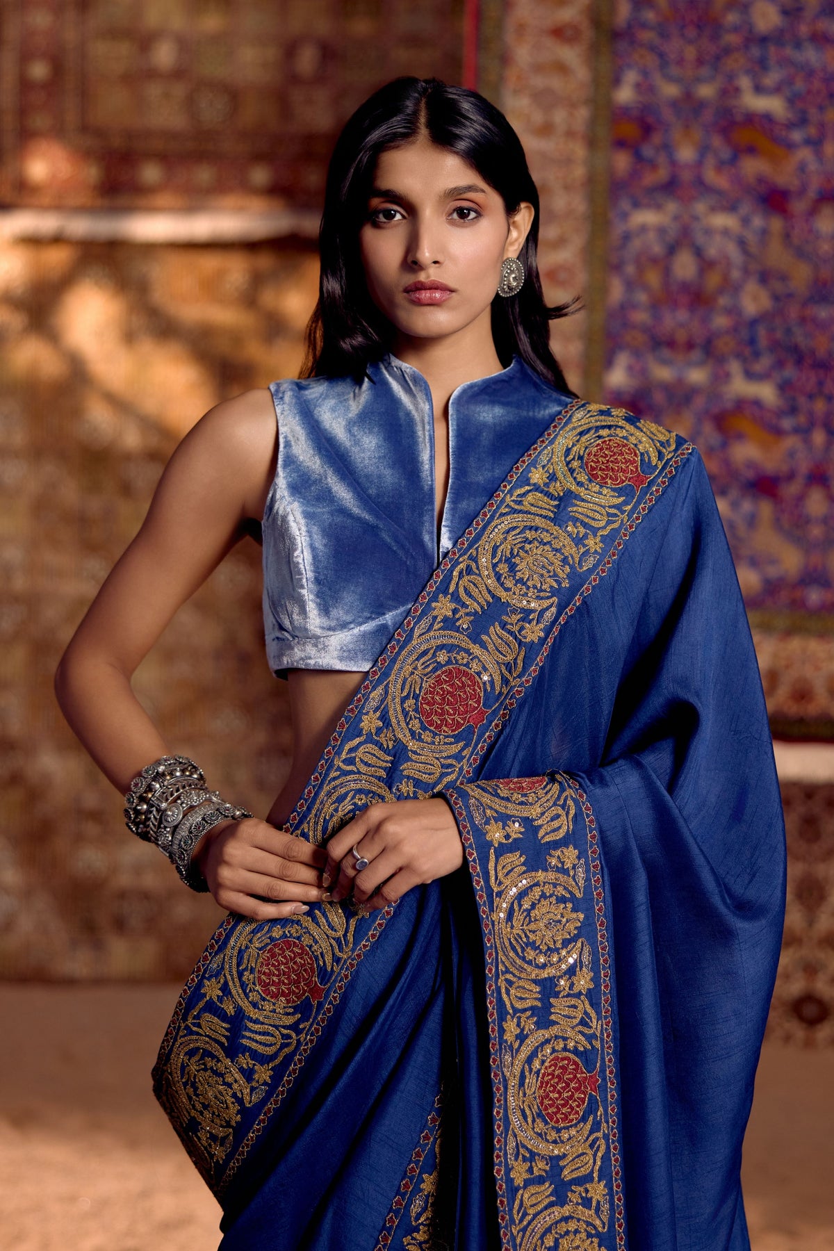 Zar Gulnaar Saree Set