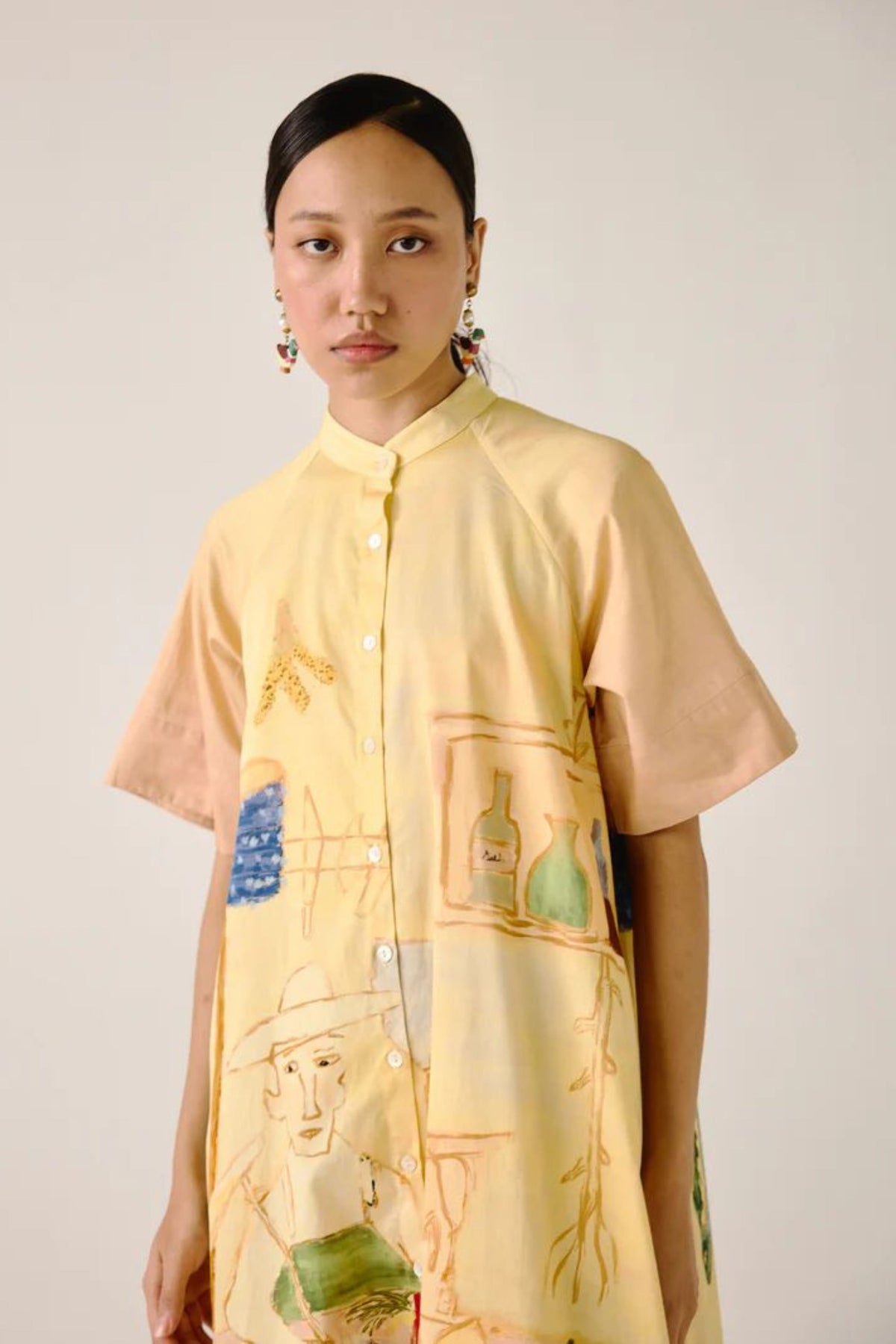 Fisherman A-line Long Dress