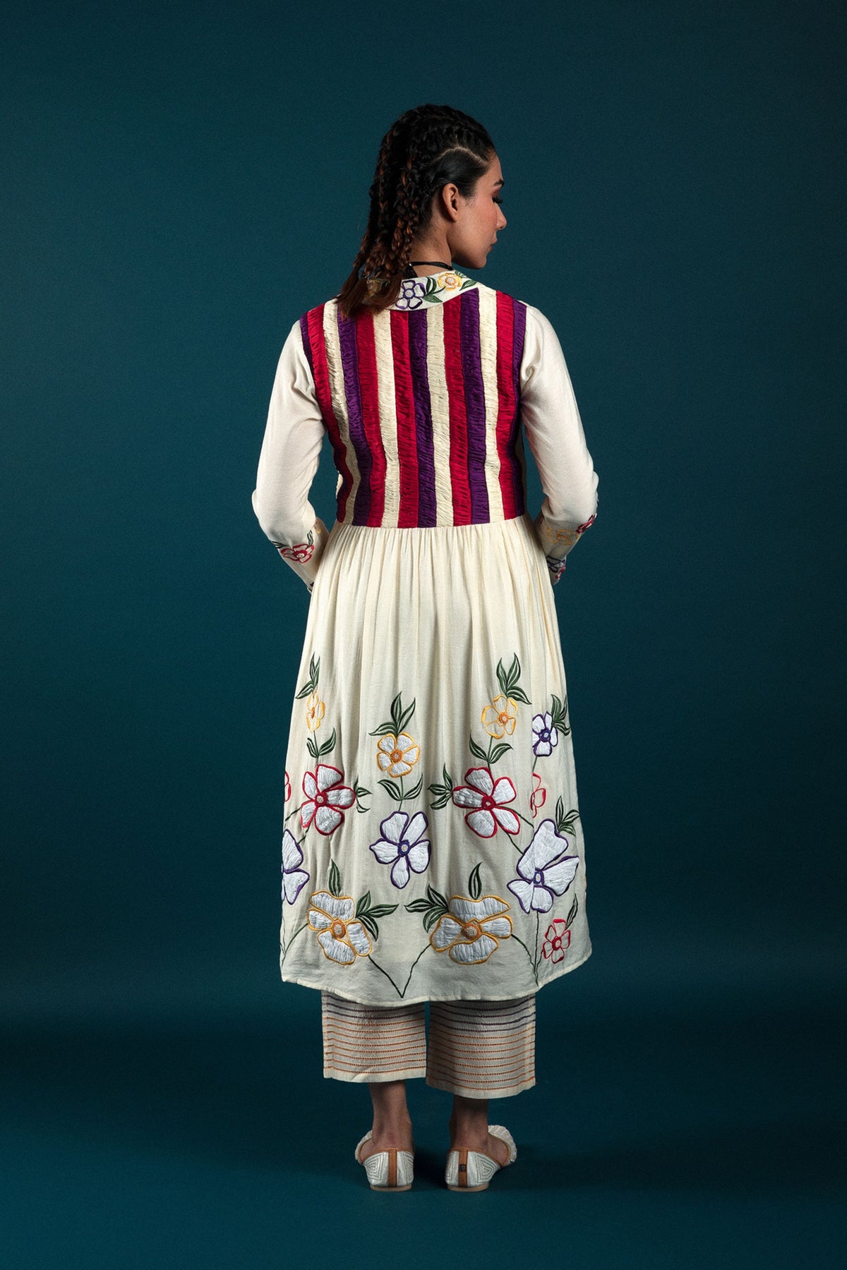 3d Embroidered Tunic