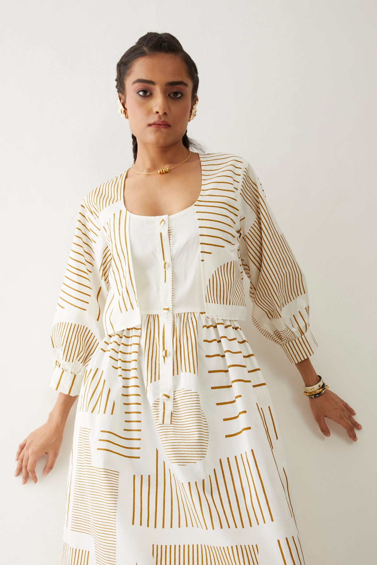Bonobo Dress With Reflection Print