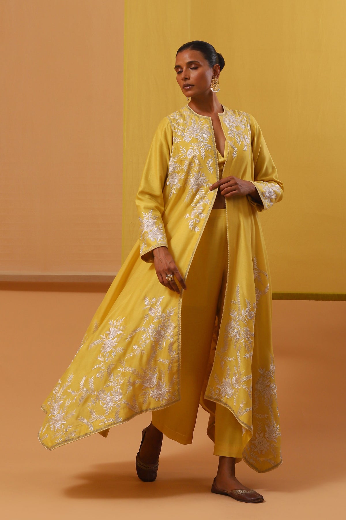 Yellow Nyza Jacket Set