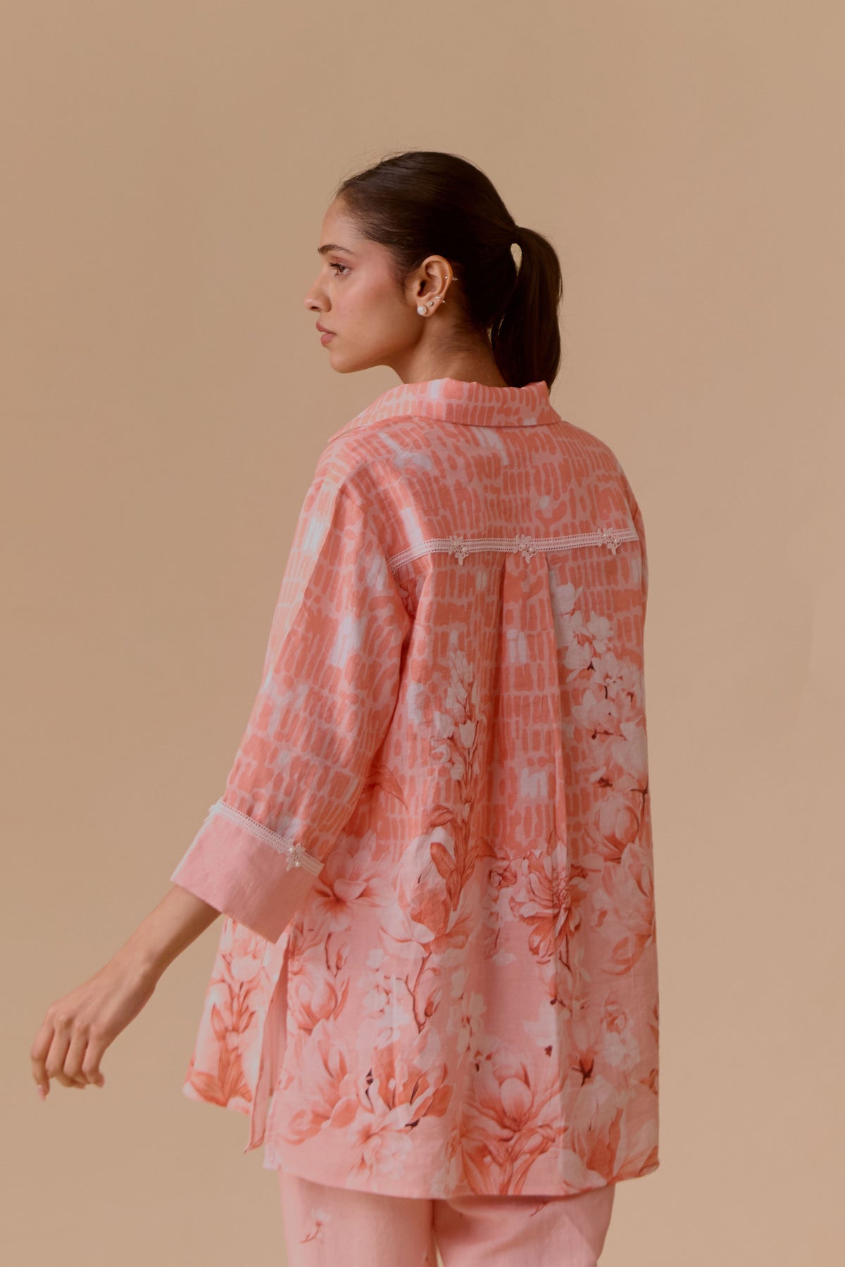 Pink Print Neela Top