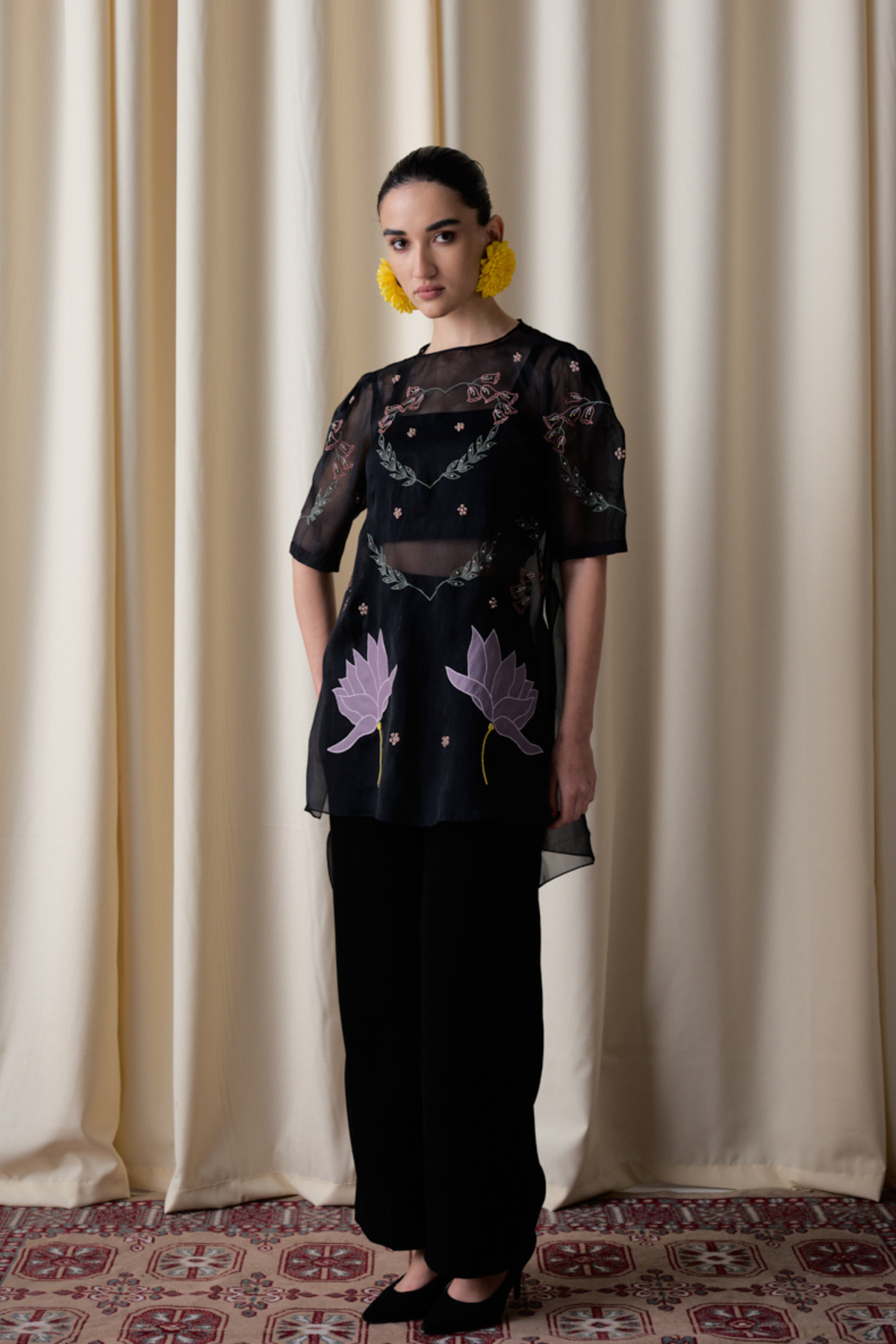 Nightfall Lotus Ensemble Co-ord Set