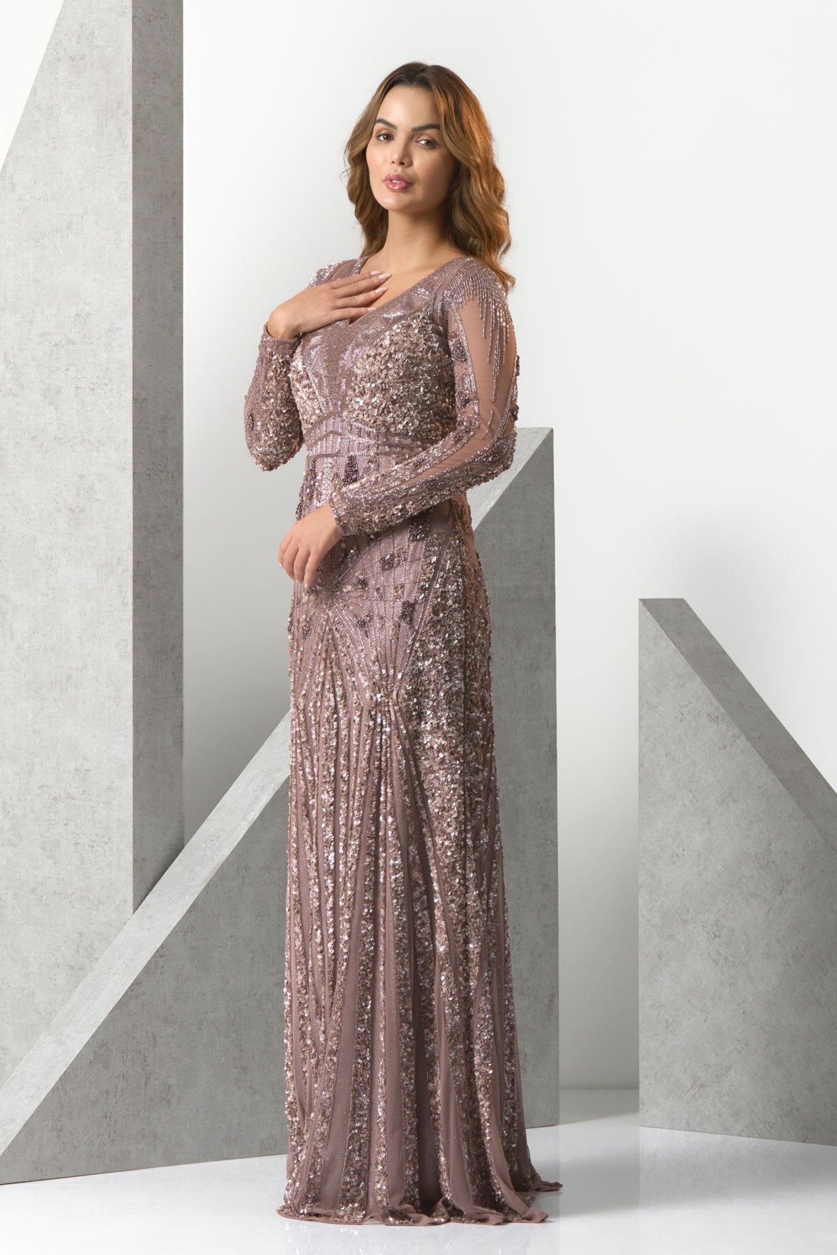 Moran Embroided Gown