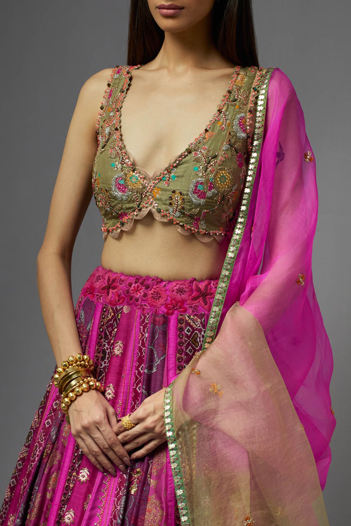 Pink Lehenga Set