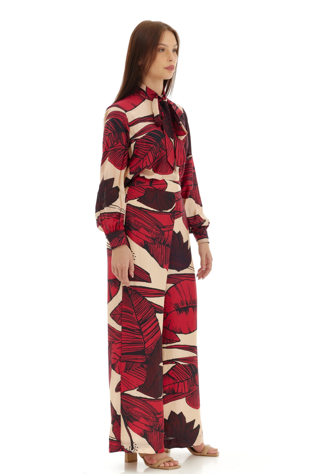 Red and Brown Bow Shirt