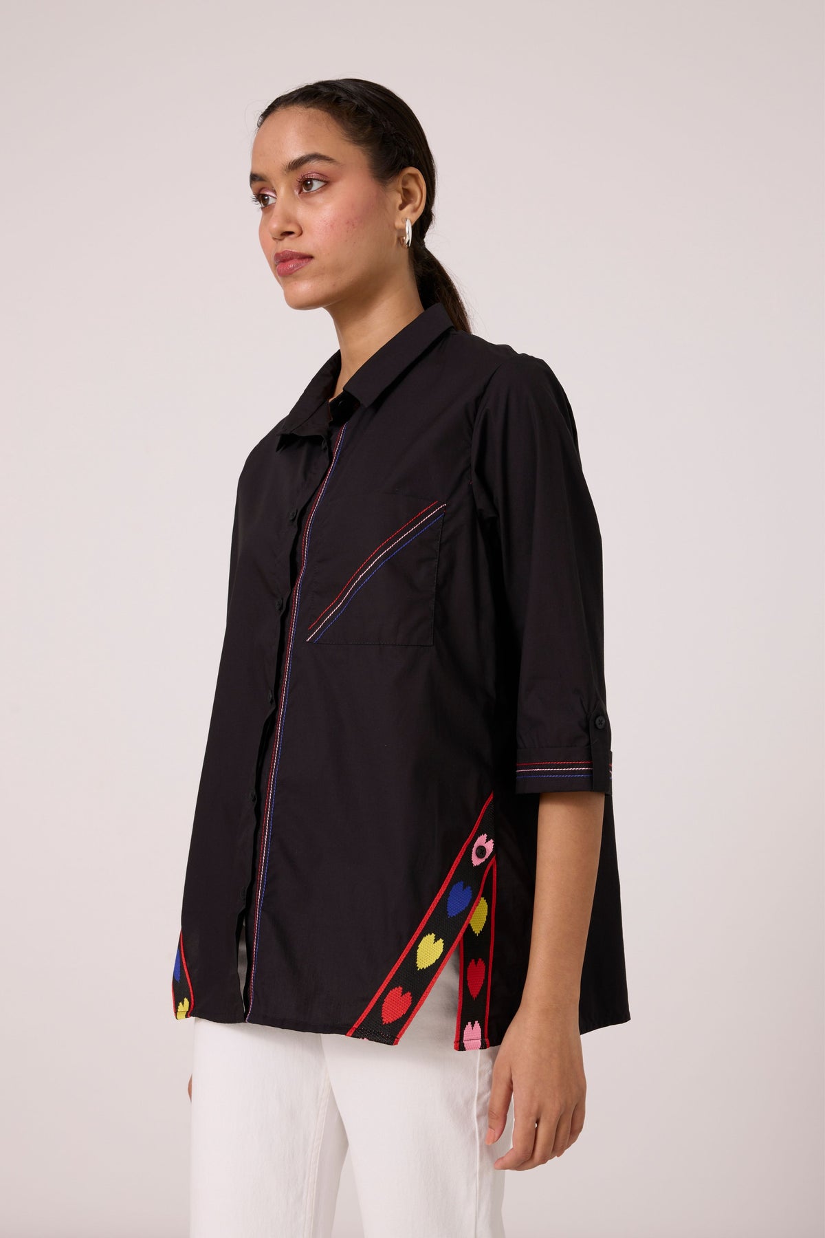 Doris Black Shirt