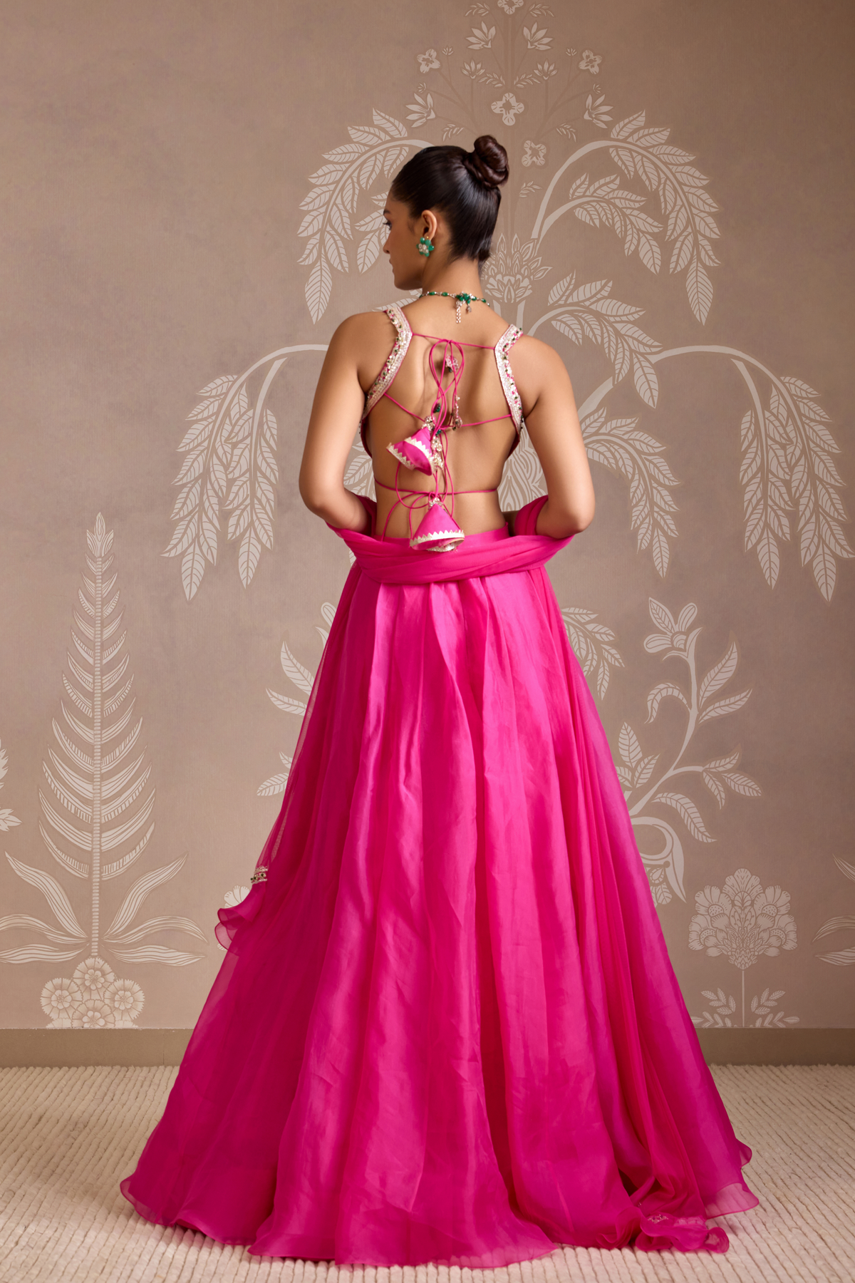 Bright Fucshia Lehenga Set