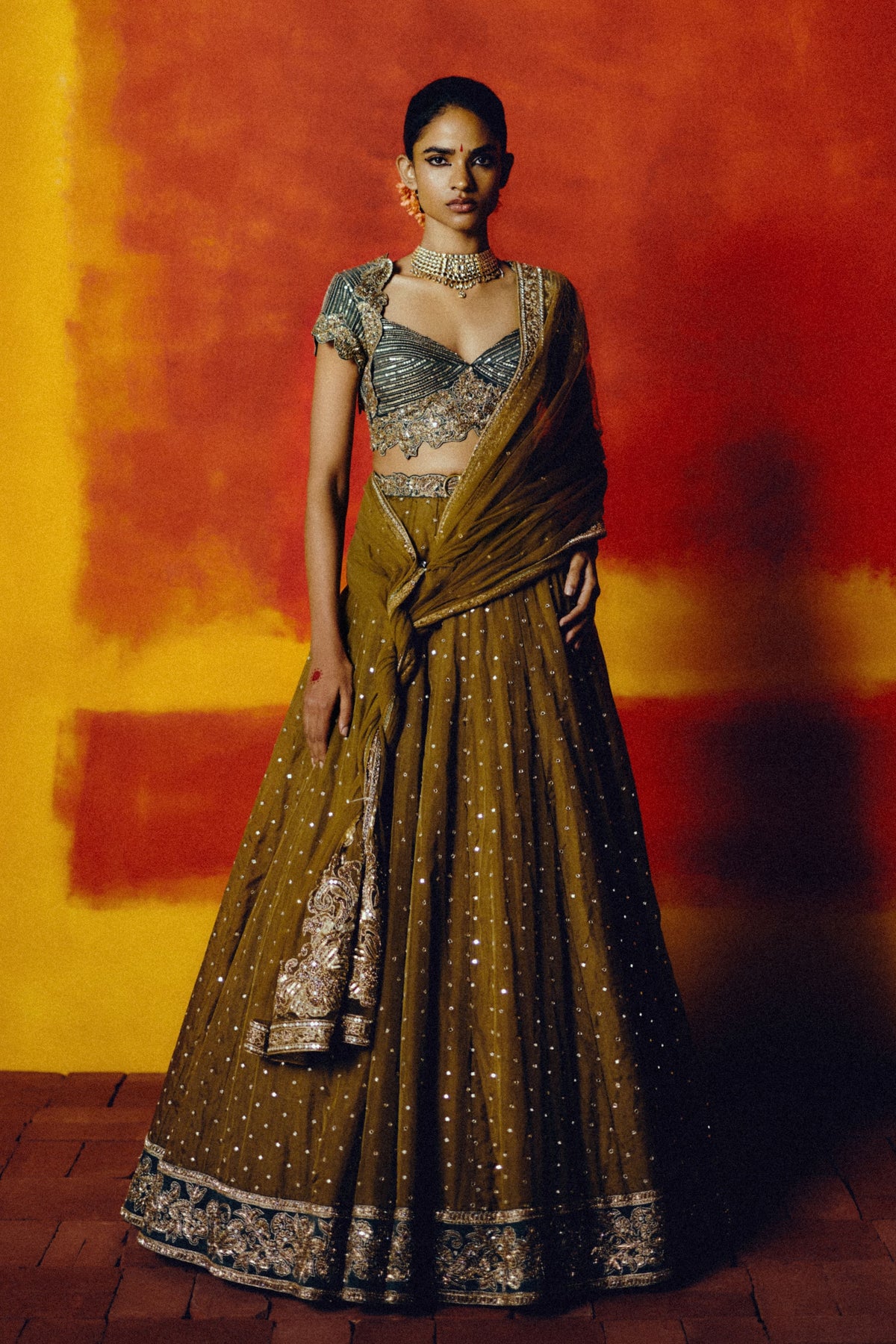 Mridani Lehenga Set