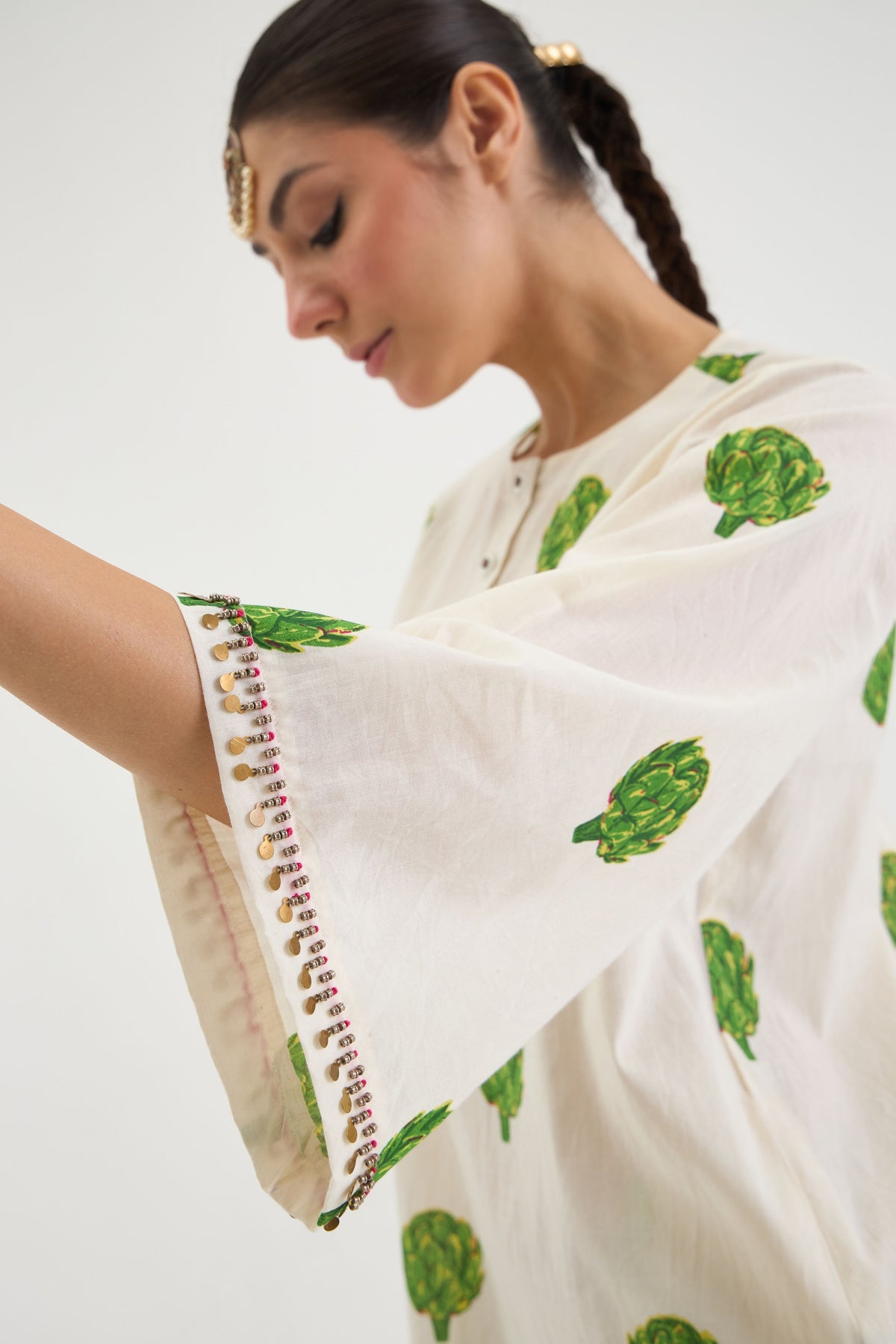 Off-White Artichoke Kurta Set