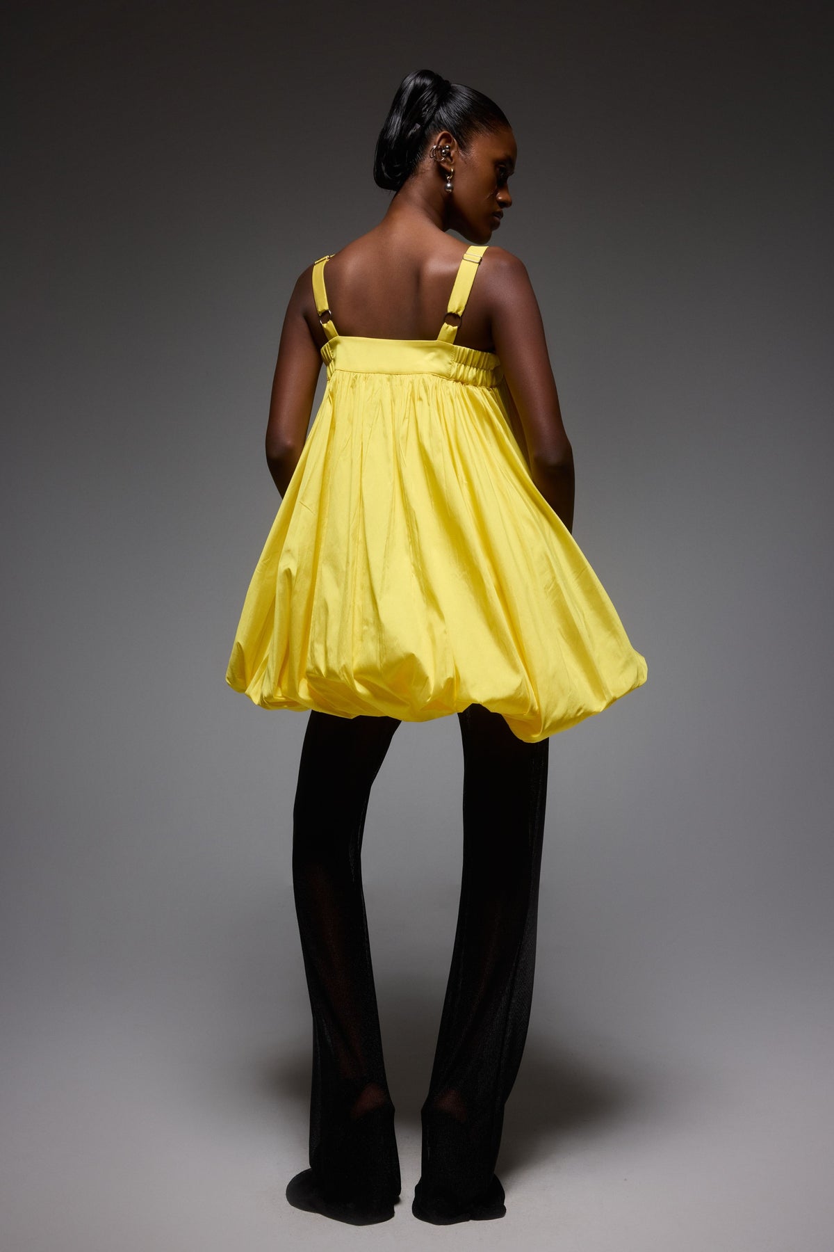 Yellow Bubble Dress