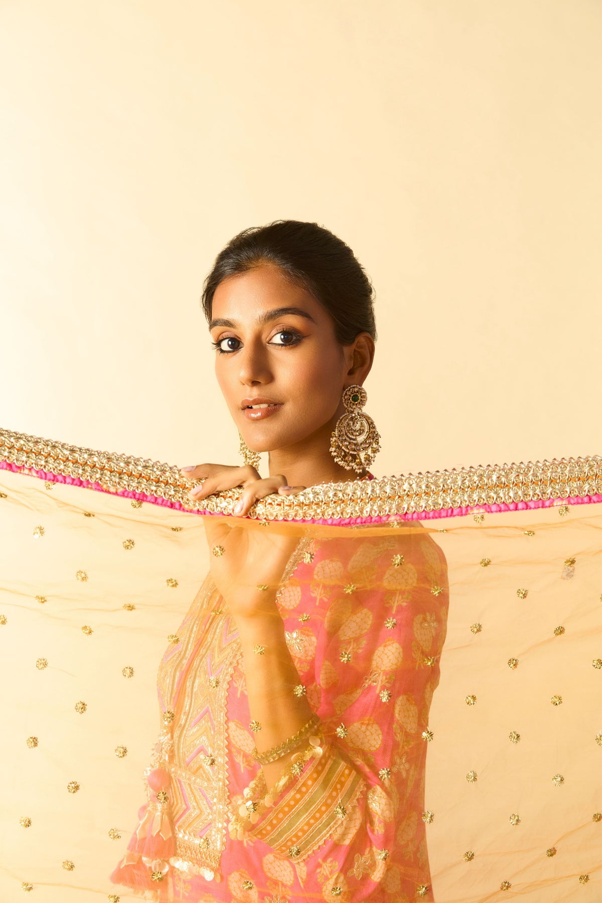 Pink Aarzoo Sharara Set