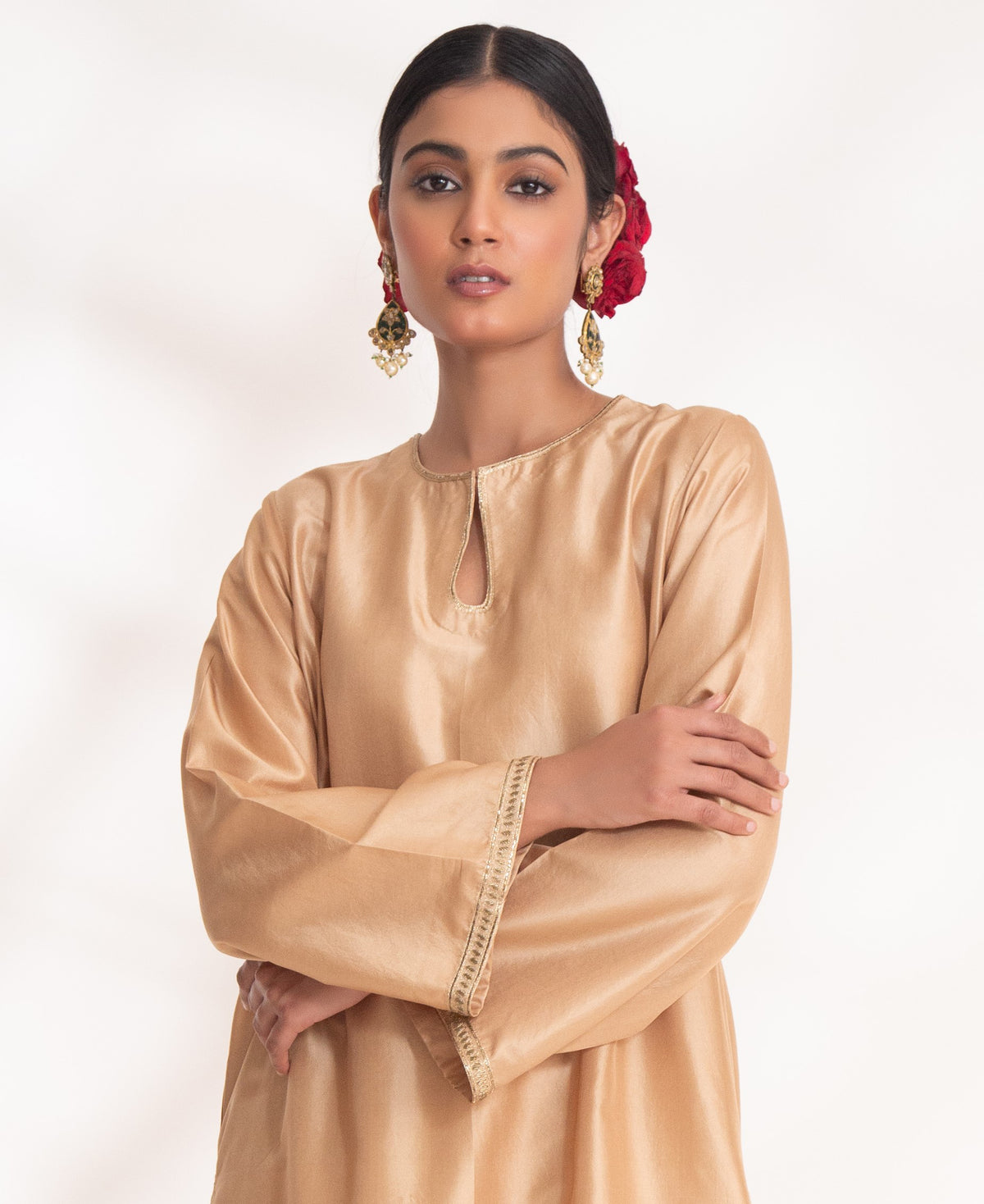 Beige Aavya Kurta Set