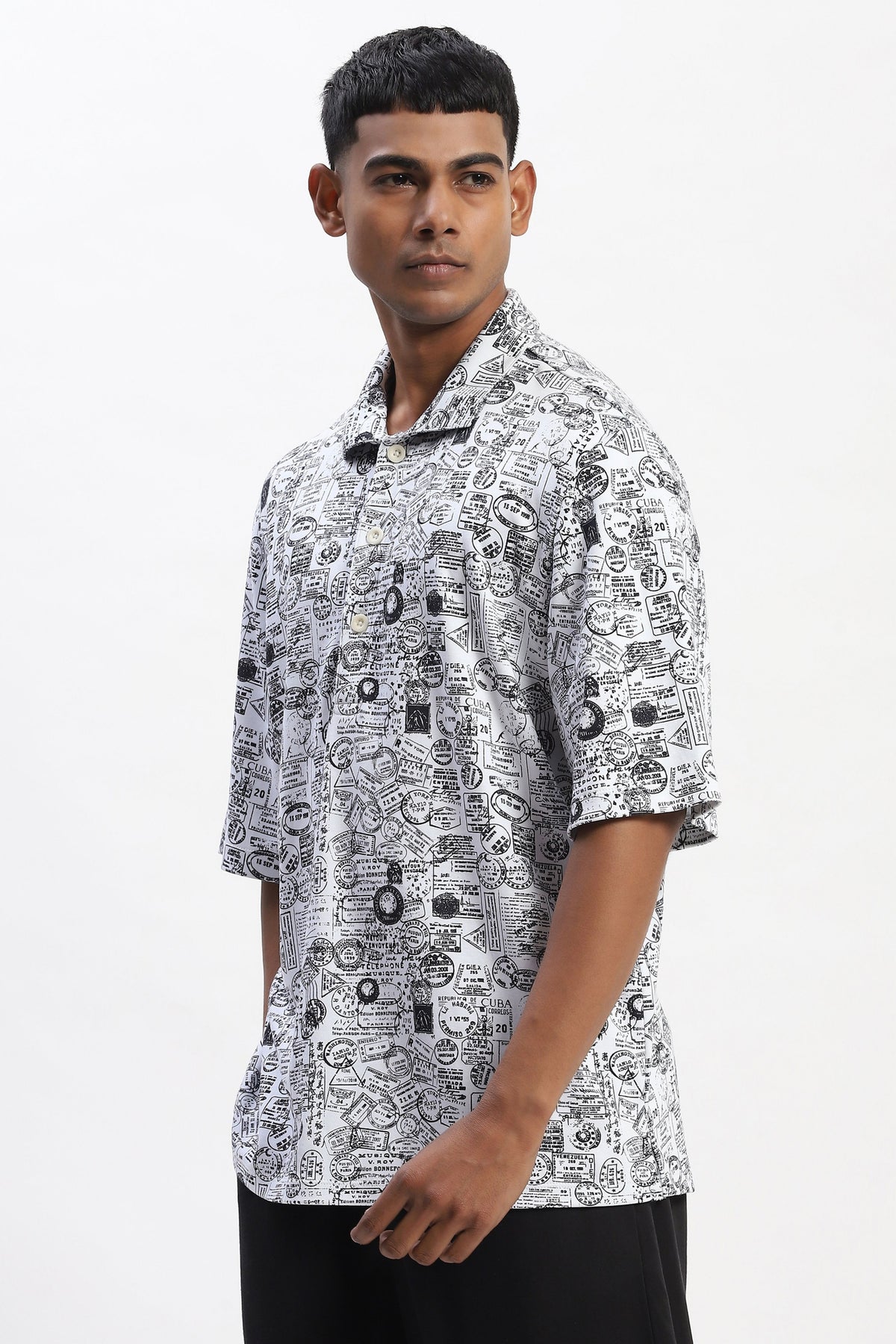 Stamp Print T-shirt
