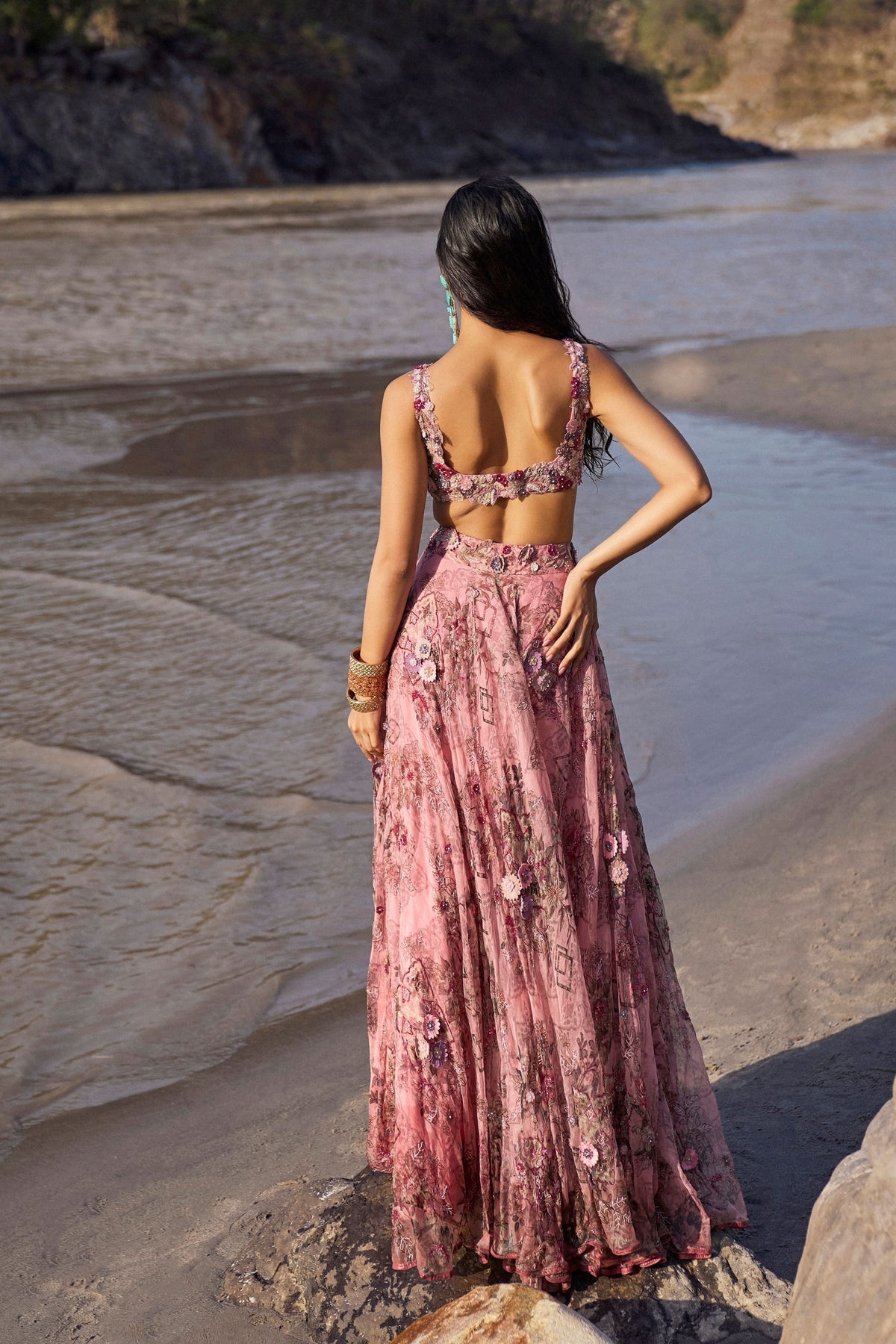 Ayzel Pink Lehenga Set