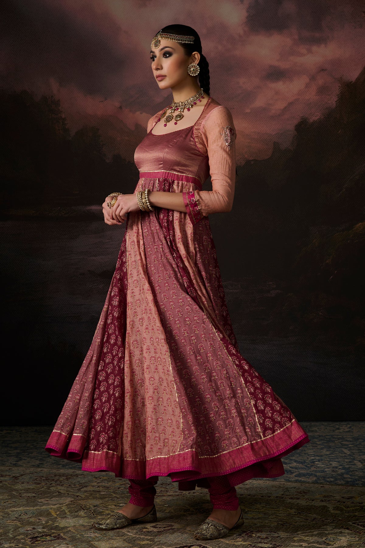 Saima Anarkali Set