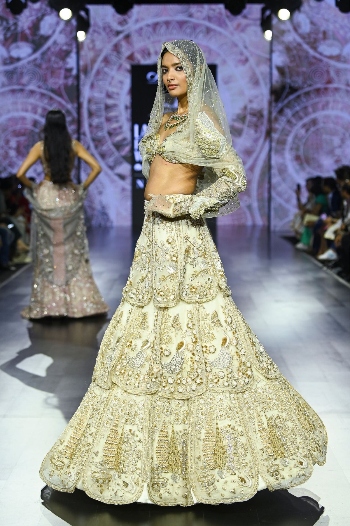Tuscan Bloom Petal Lehenga Set