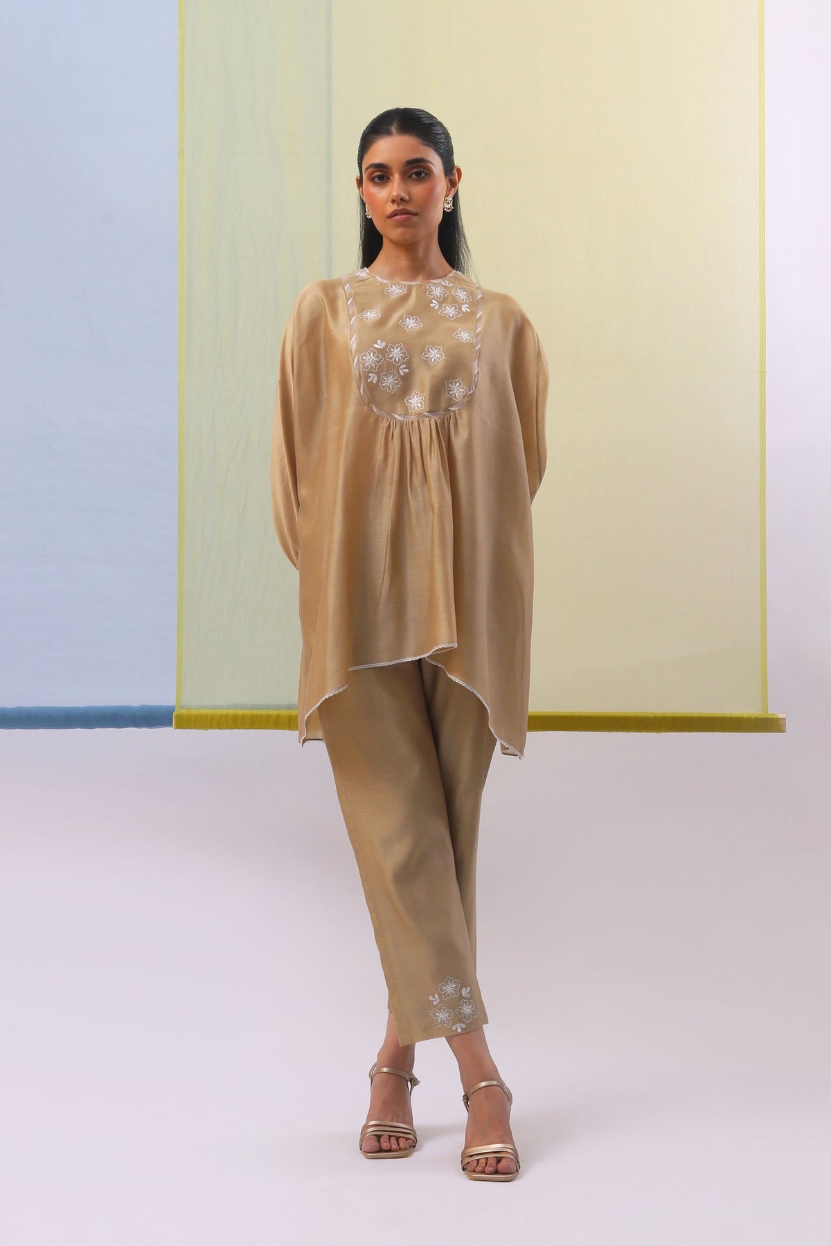 Beige Aida Co-ordinate Set