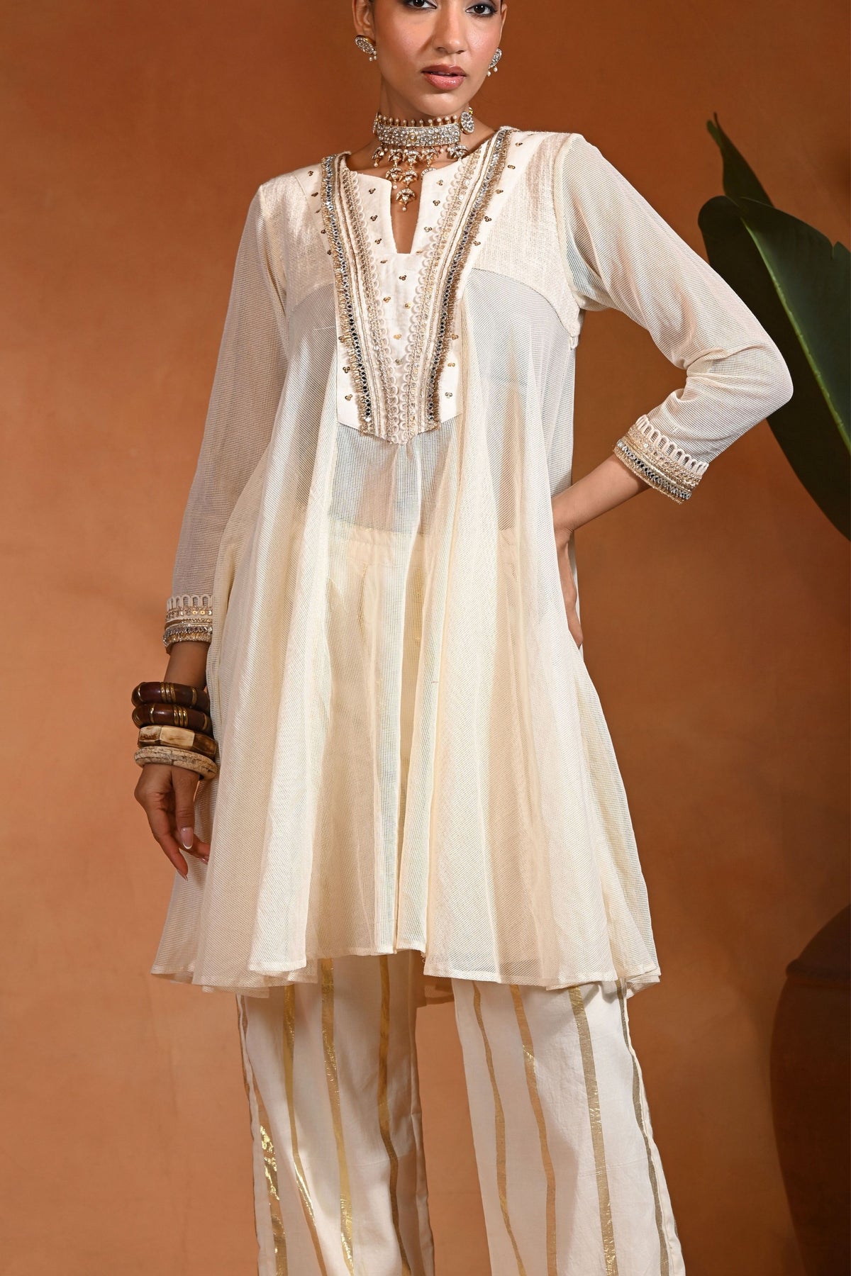 Ivory Nazm Ivory Gold Set