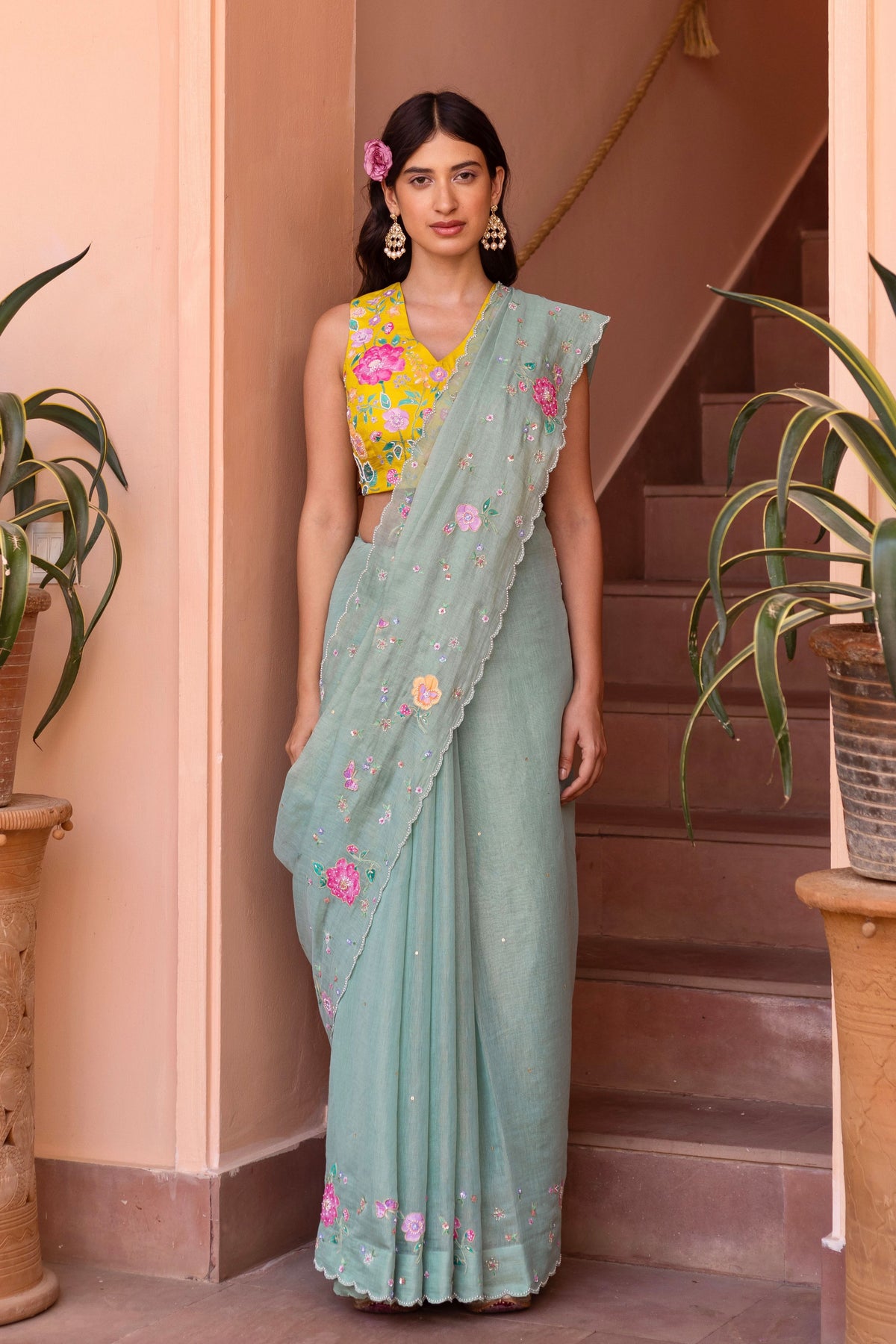 Avril Saree Blouse Set