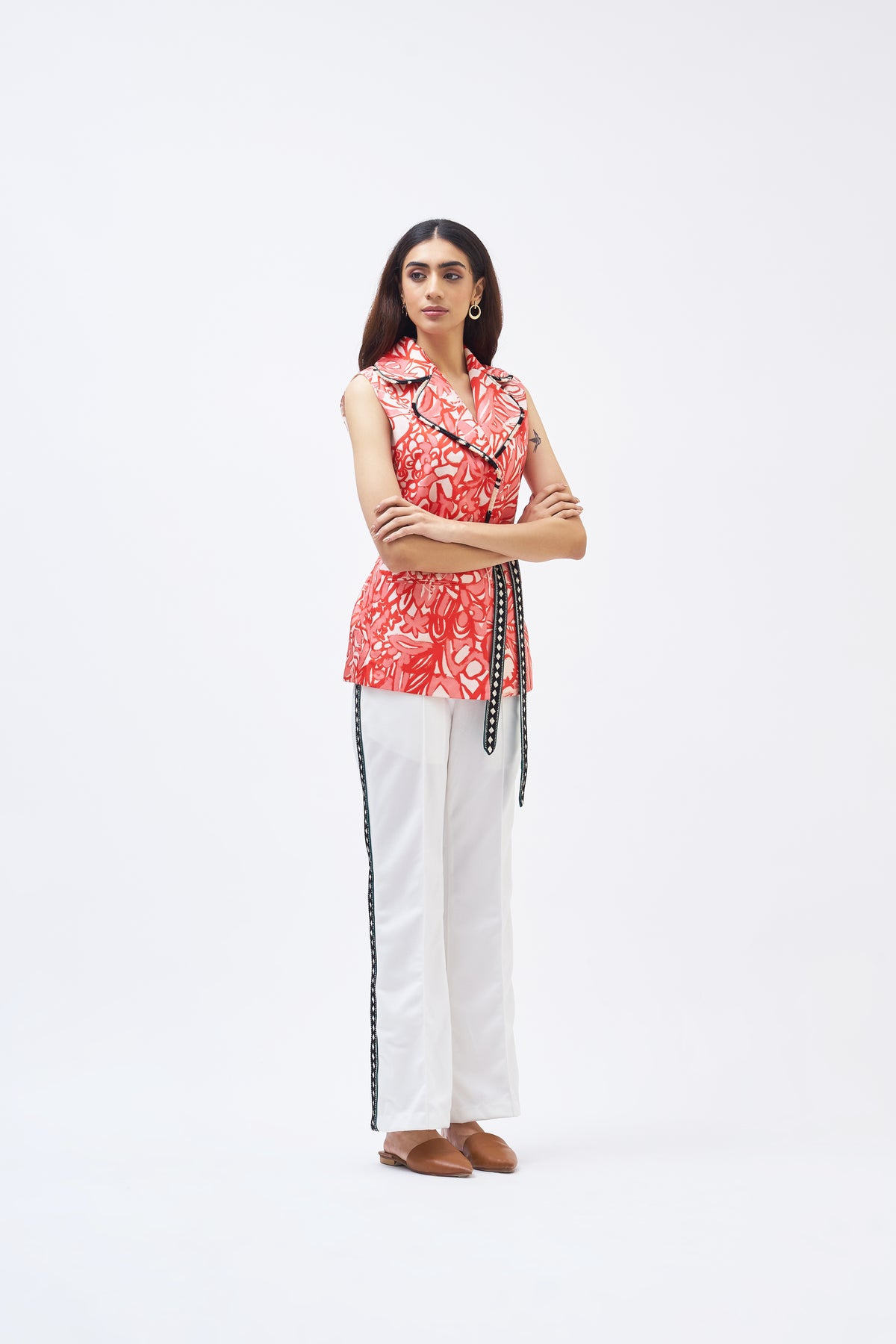Masai Coral Pink Pant Suit