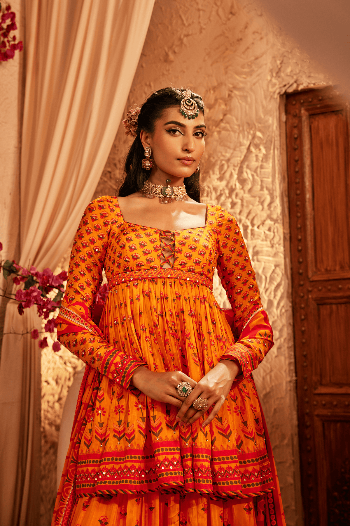 Lucia Embroidered Sharara Set