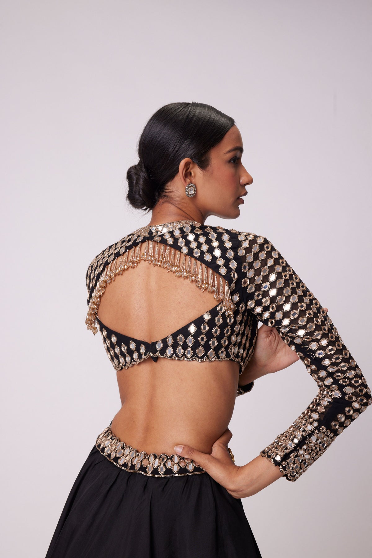 Black Lehenga Set
