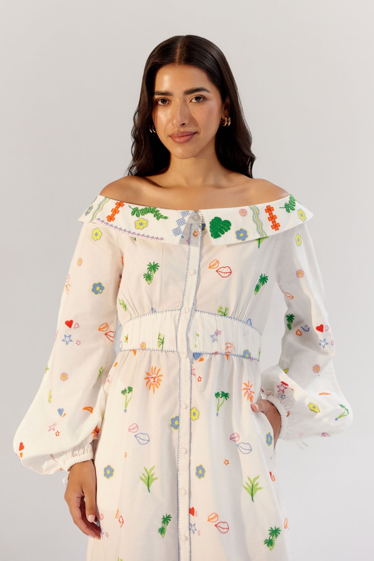 White Sage Midi Dress