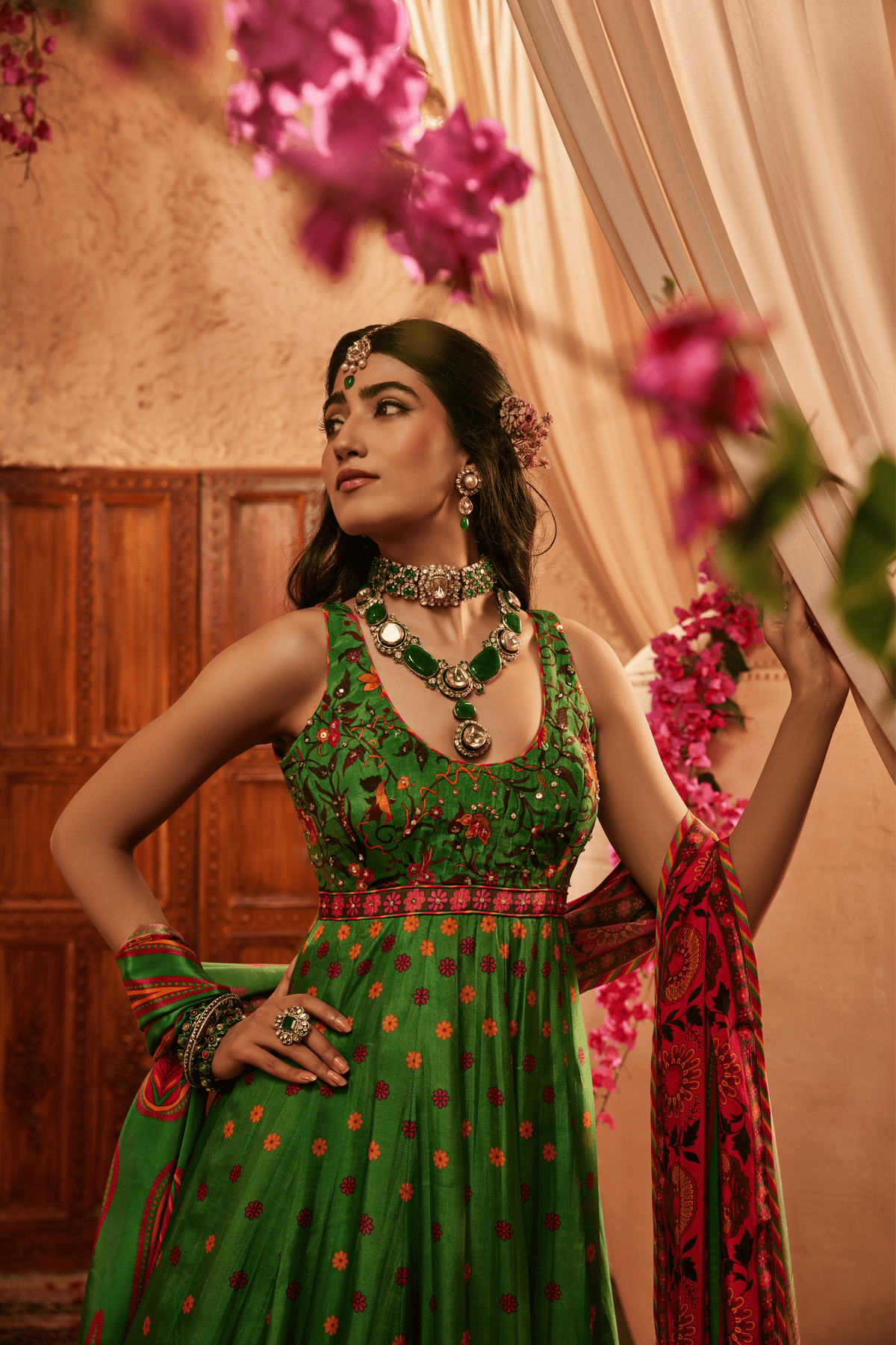 Moriko Embroidered Anarkali Set