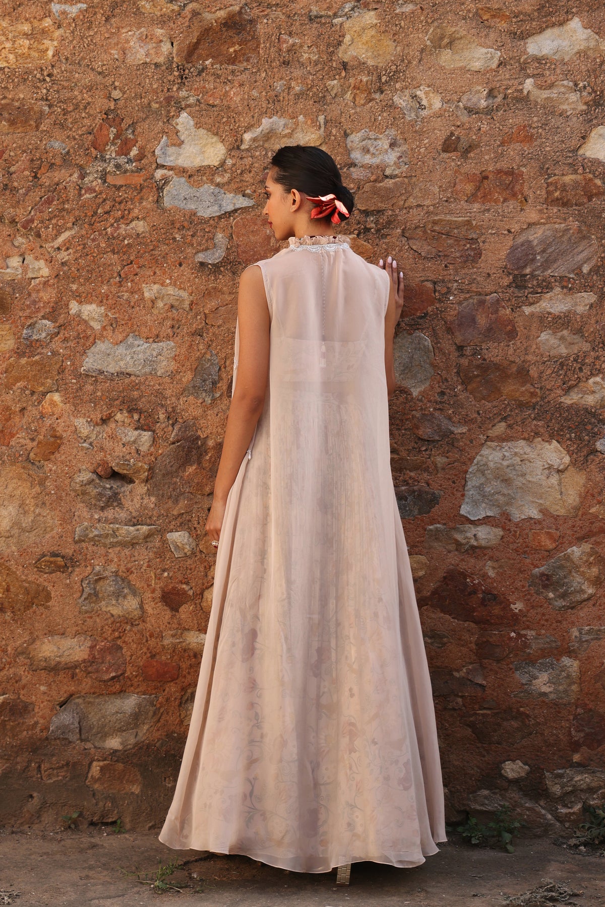 Kaira Cape and Skirt Set