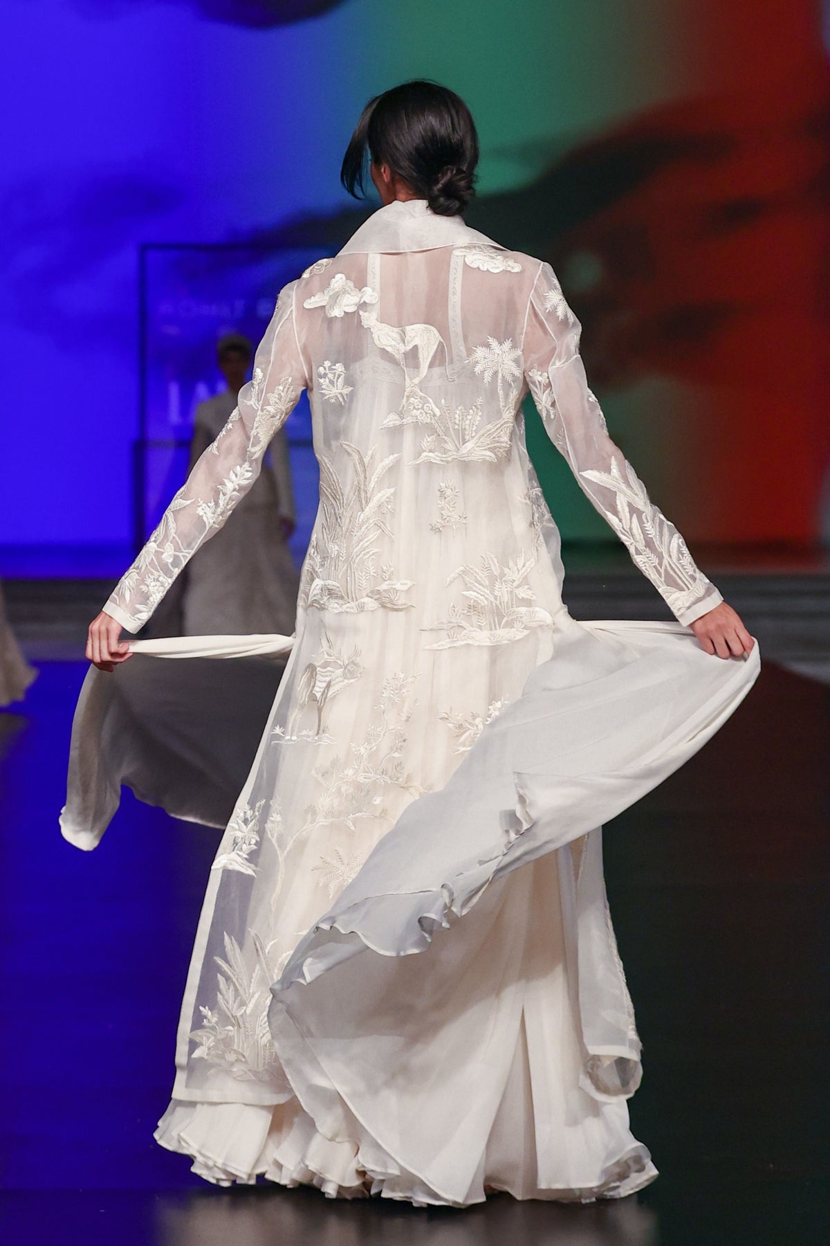 Chanderi Chiffon Anarkali Set