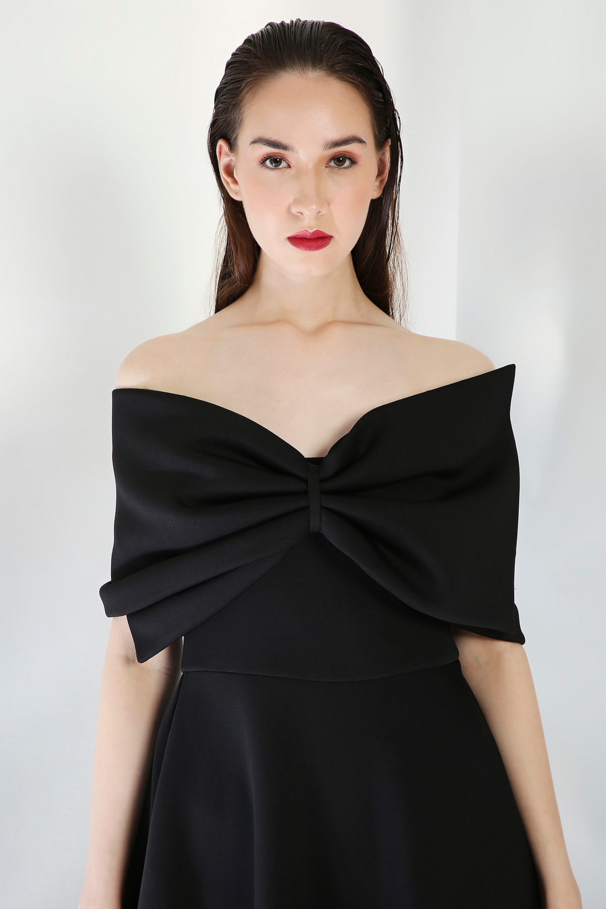 Black Embroidered Dress