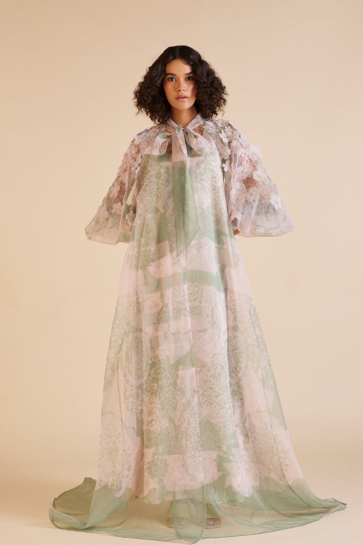 Cypress Semi-Sheer Cape Set