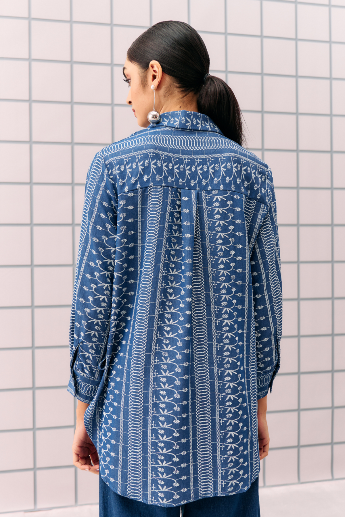Dark Blue Alemai Shirt