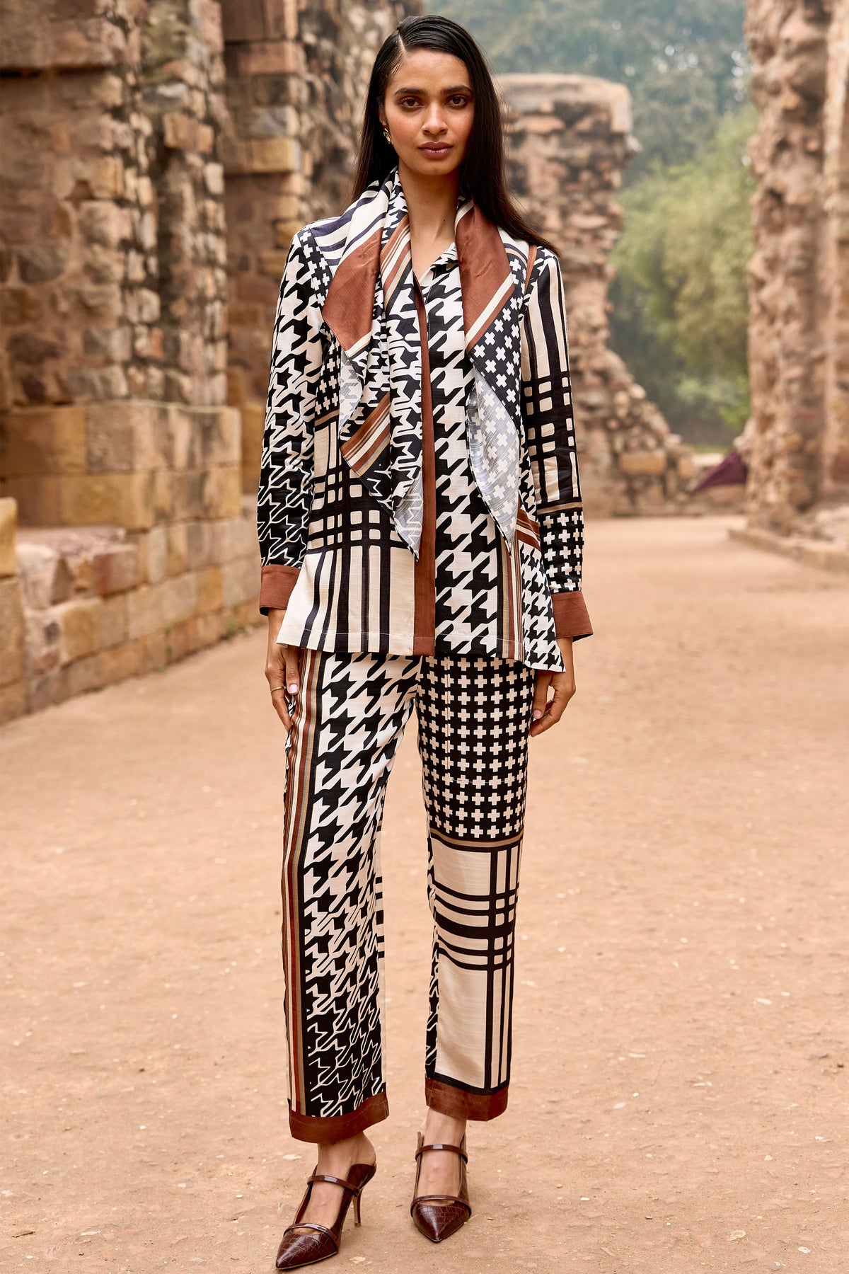 Signature Co-ord Set With Scarf