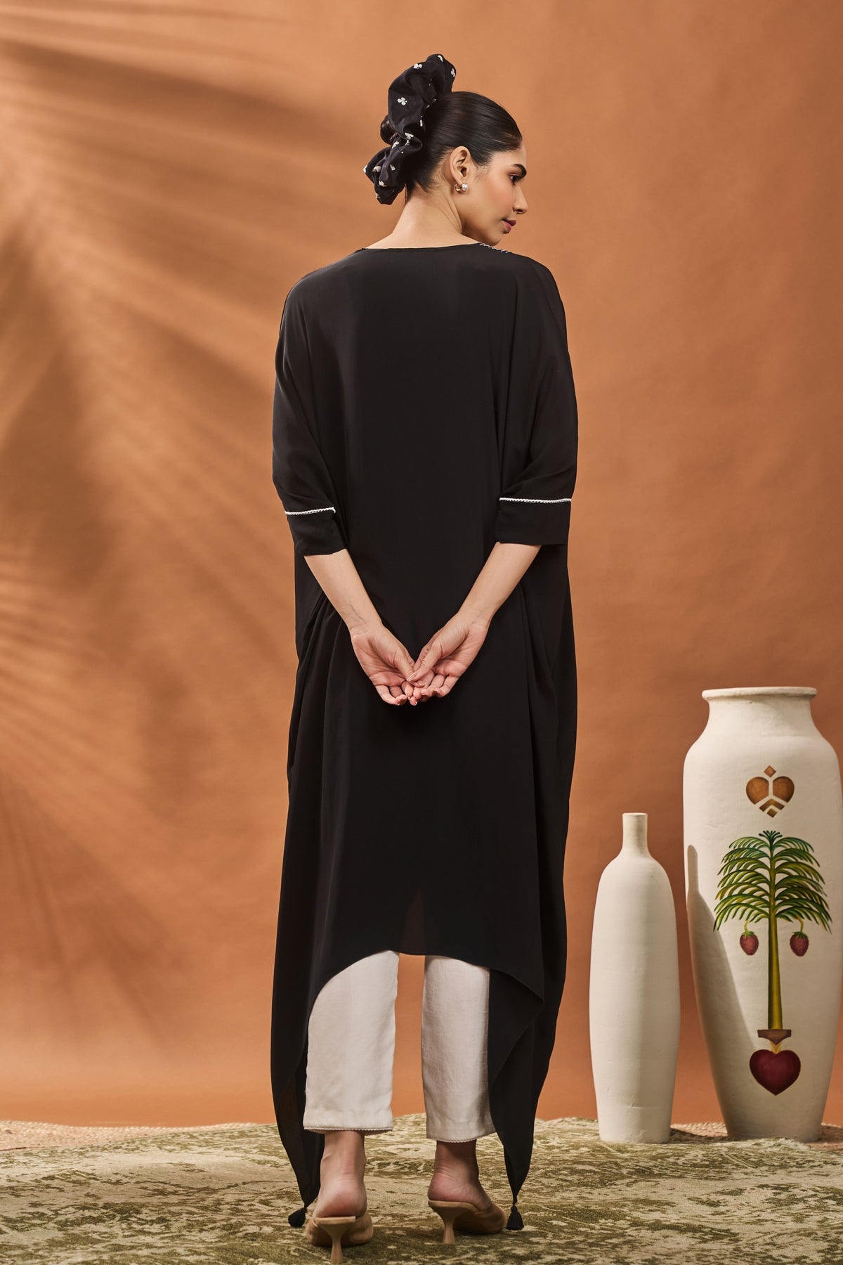 Black All Fours Tunic Set