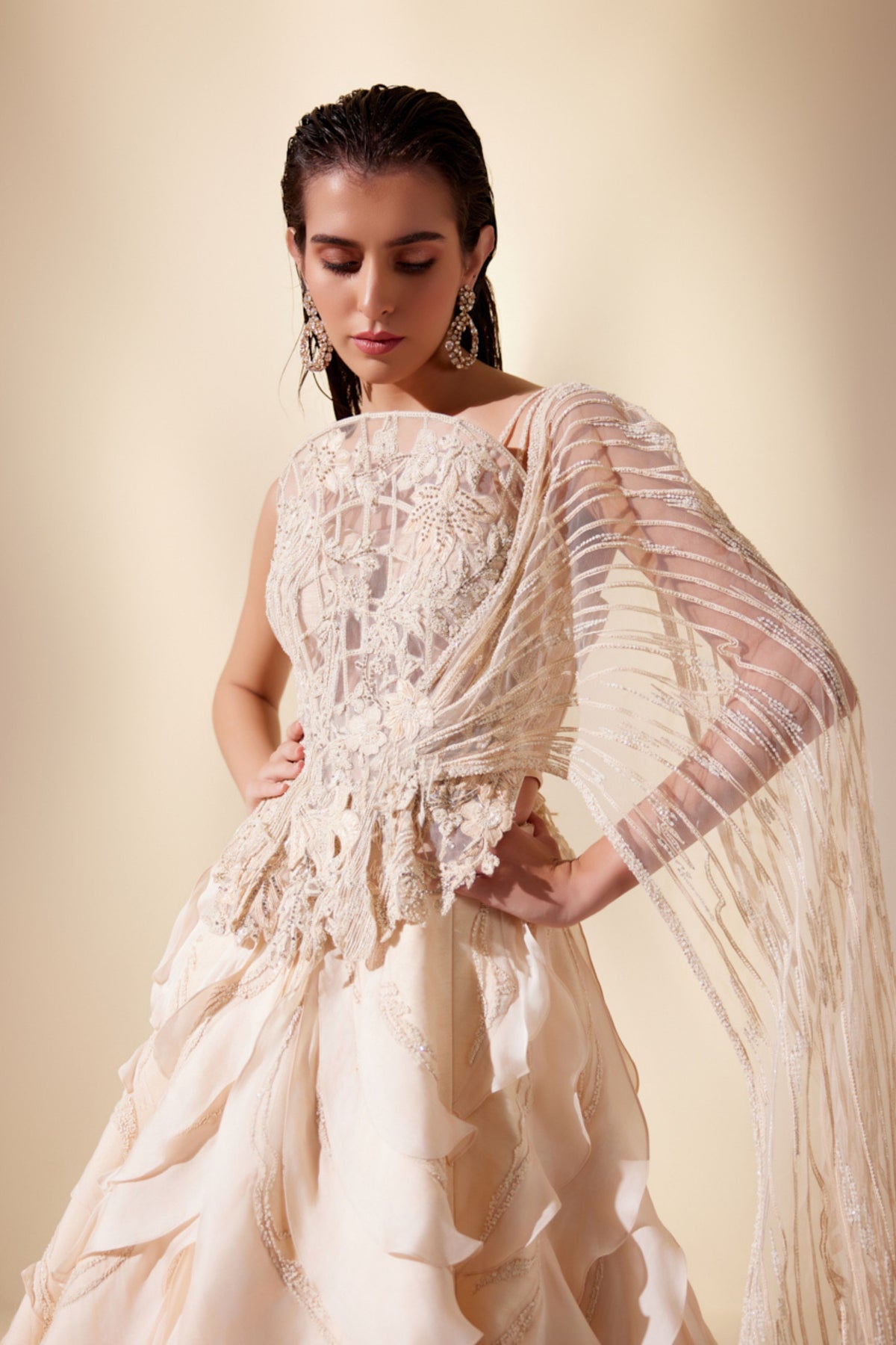 Lunar Gleam Lehenga Set