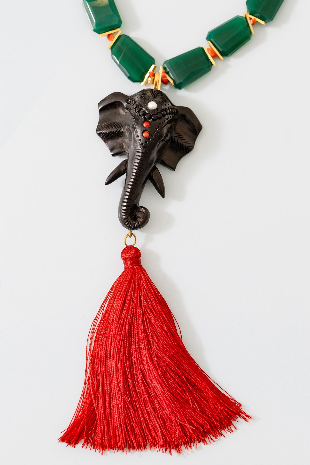 Elephant Lariat In Ebony