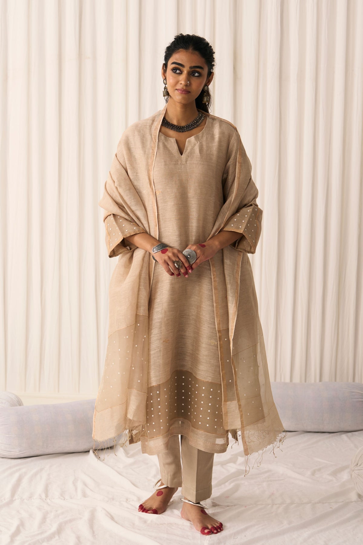Bhumi Beige Kurta Set