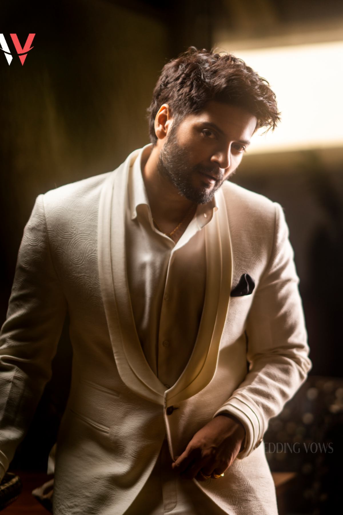 Ali Fazal In Textured Fabric Tuxedo Set