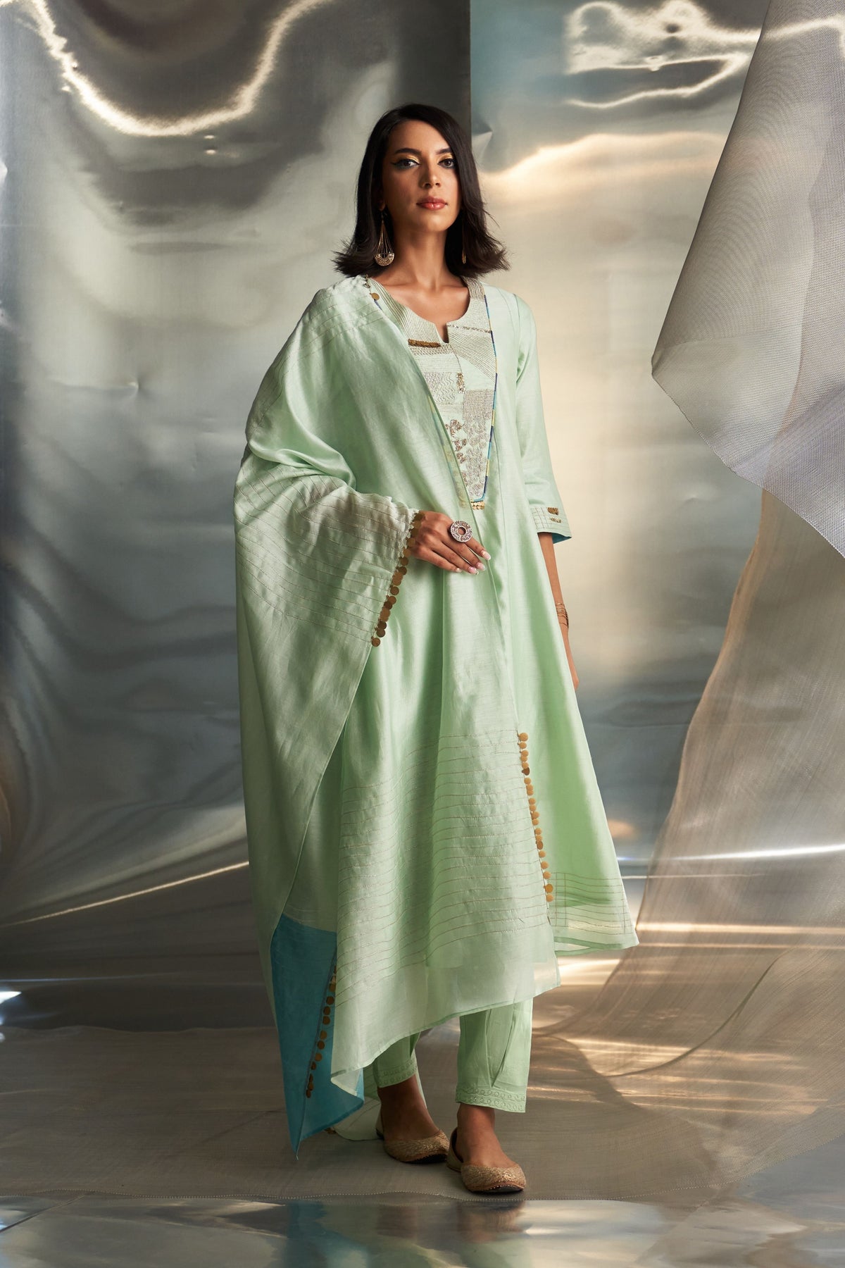 Flared Kurta Set