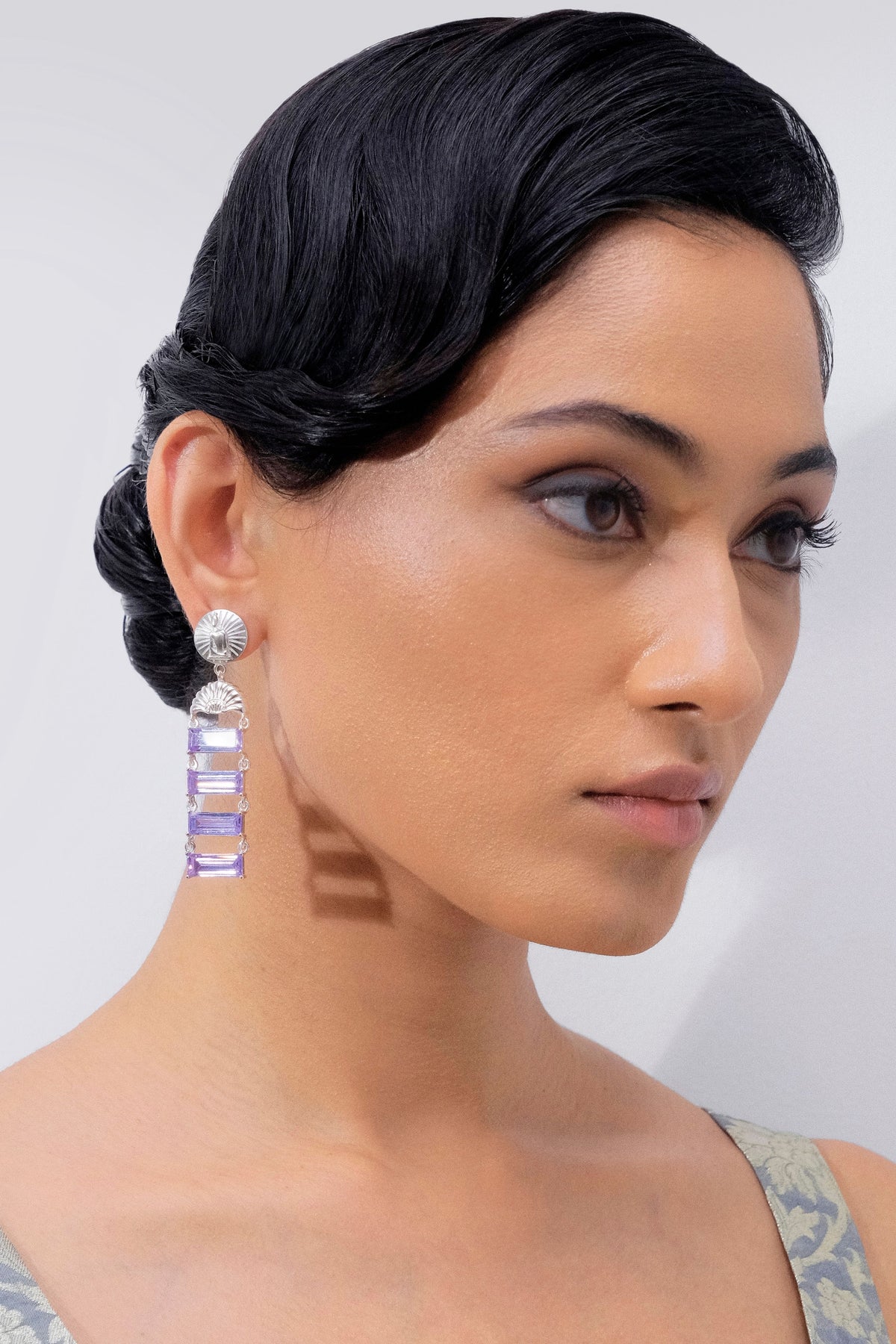 Purple Marine Treasure Earrings